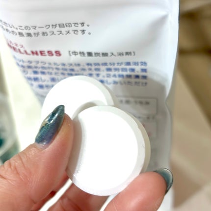 薬用 HOT TAB WELLNESS /HOT TAB/炭酸系入浴剤を使ったクチコミ(2枚目)