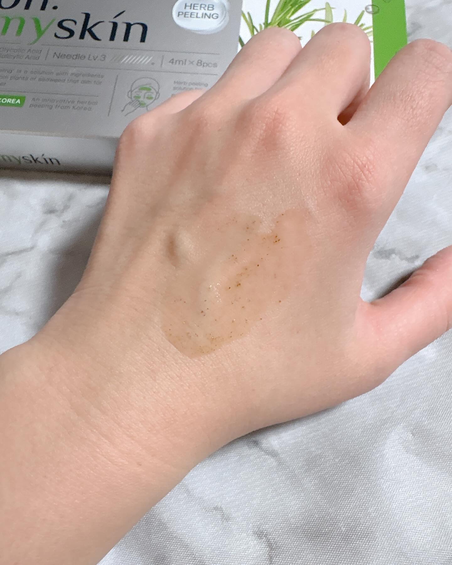 ハーブピーリング/on:myskin/ピーリングを使ったクチコミ（2枚目）
