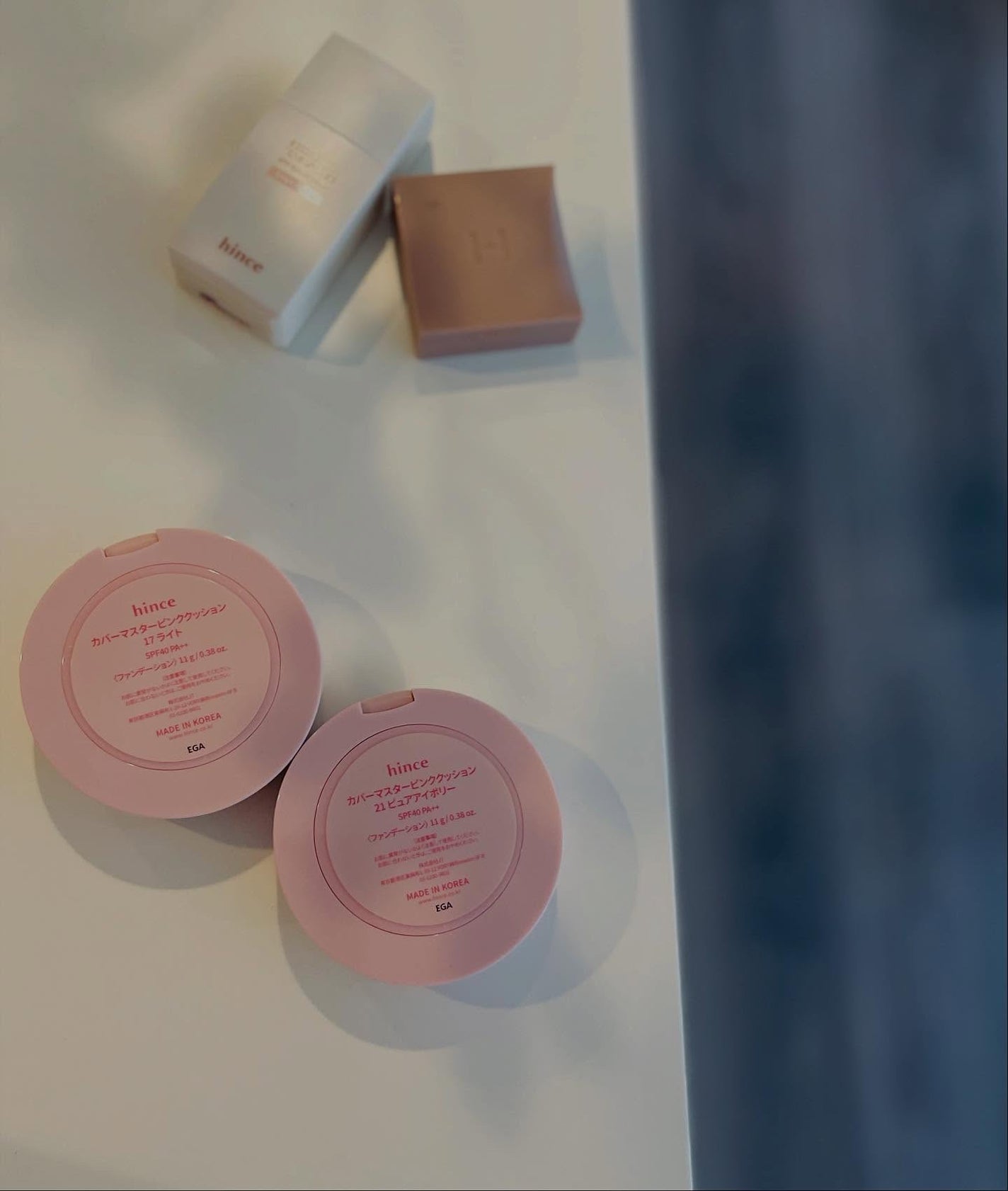 カバーマスターピンククッション/hince/クッションファンデーションを使ったクチコミ(2枚目)