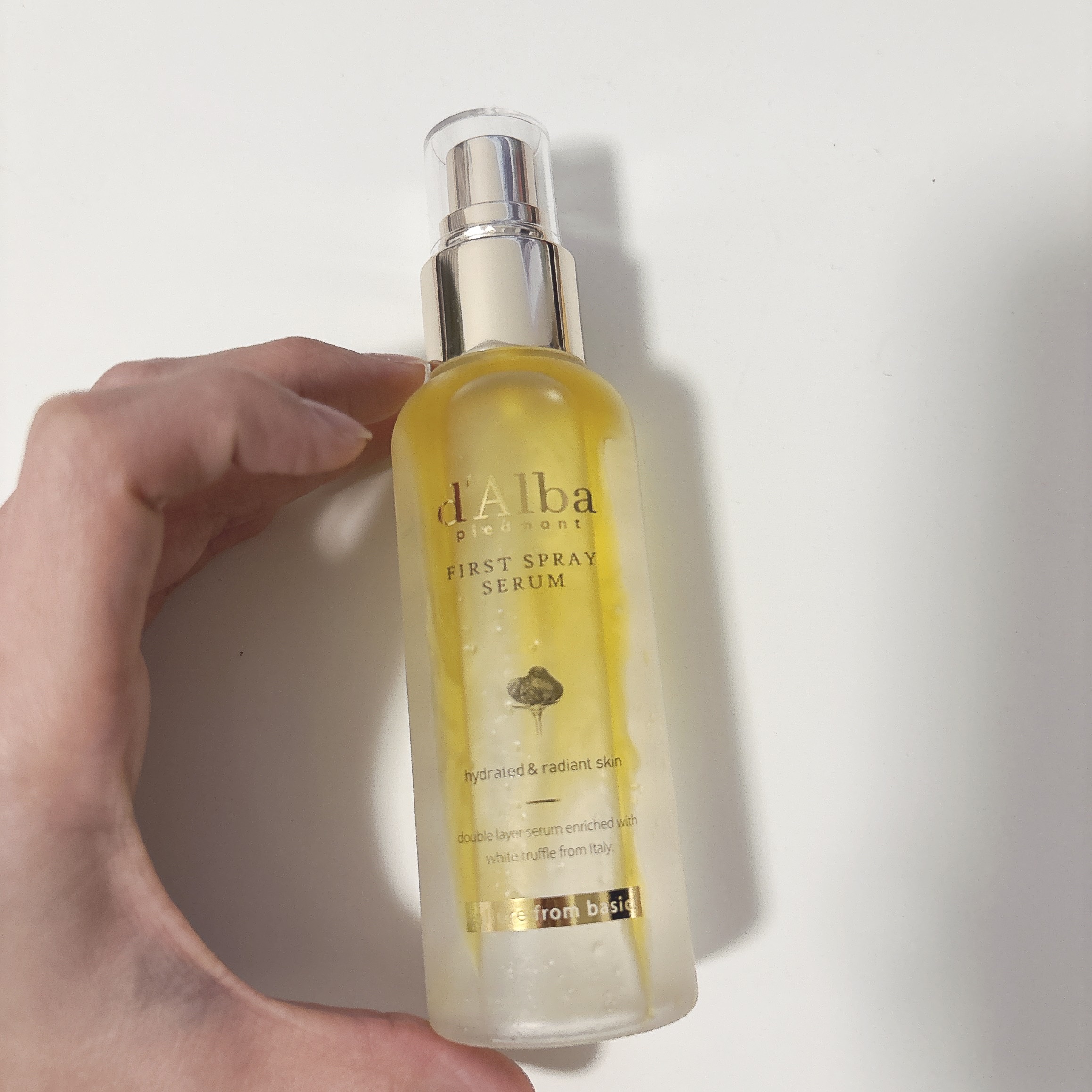 ダルバ ホワイトトリュフファーストスプレーセラム/ダルバ/ミスト状化粧水を使ったクチコミ（1枚目）