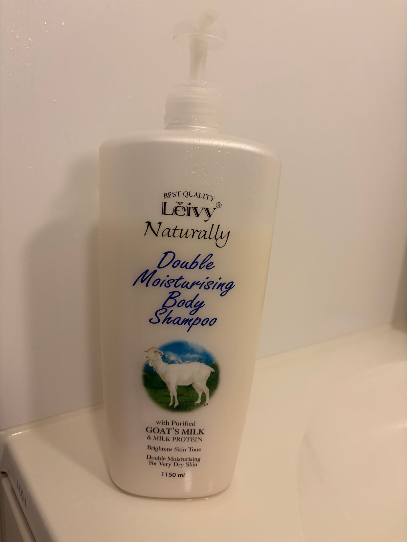 ボディシャンプー ゴートミルク/Leivy/ボディソープを使ったクチコミ(1枚目)