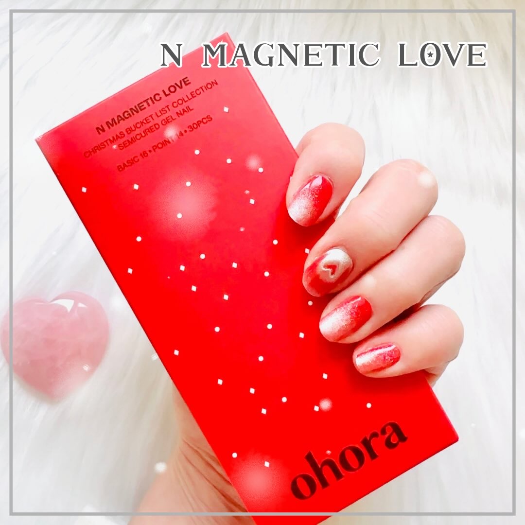 セミキュアジェルネイル（ハンド）/ohora/ネイルシールを使ったクチコミ（2枚目）