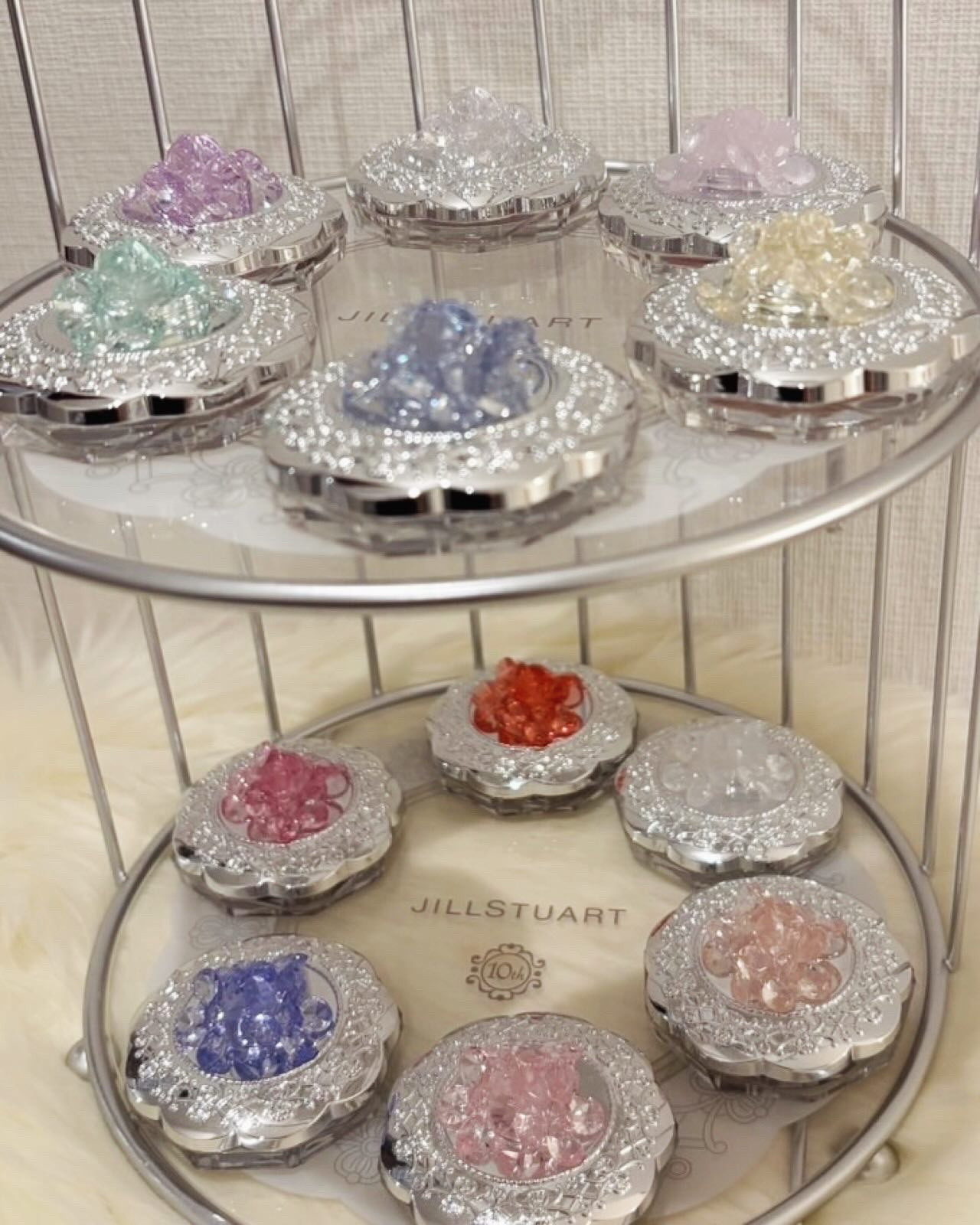 ジルスチュアート クリスタルブルーム ペタルクチュールアイズ デュオ/JILL STUART/アイシャドウパレットを使ったクチコミ（2枚目）