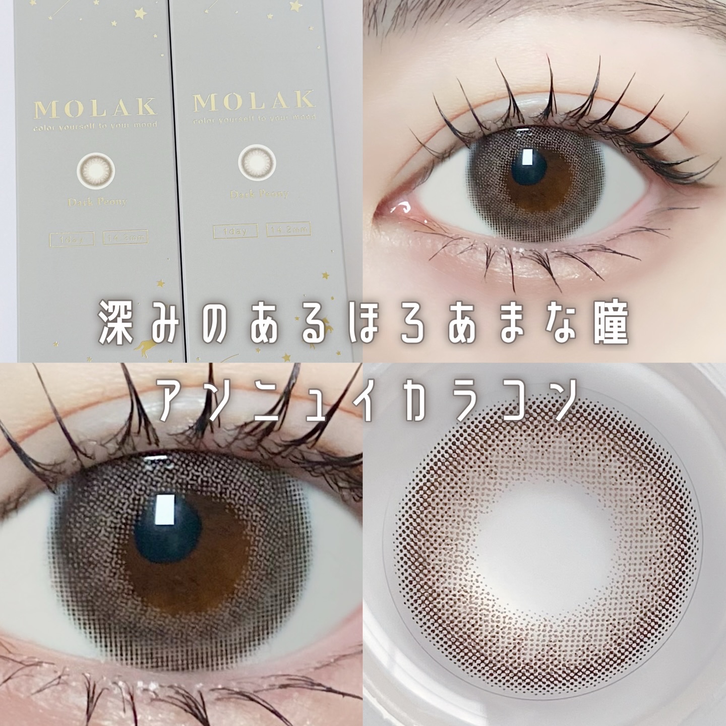 MOLAK 1day/MOLAK/ワンデー（１DAY）カラコンを使ったクチコミ（1枚目）