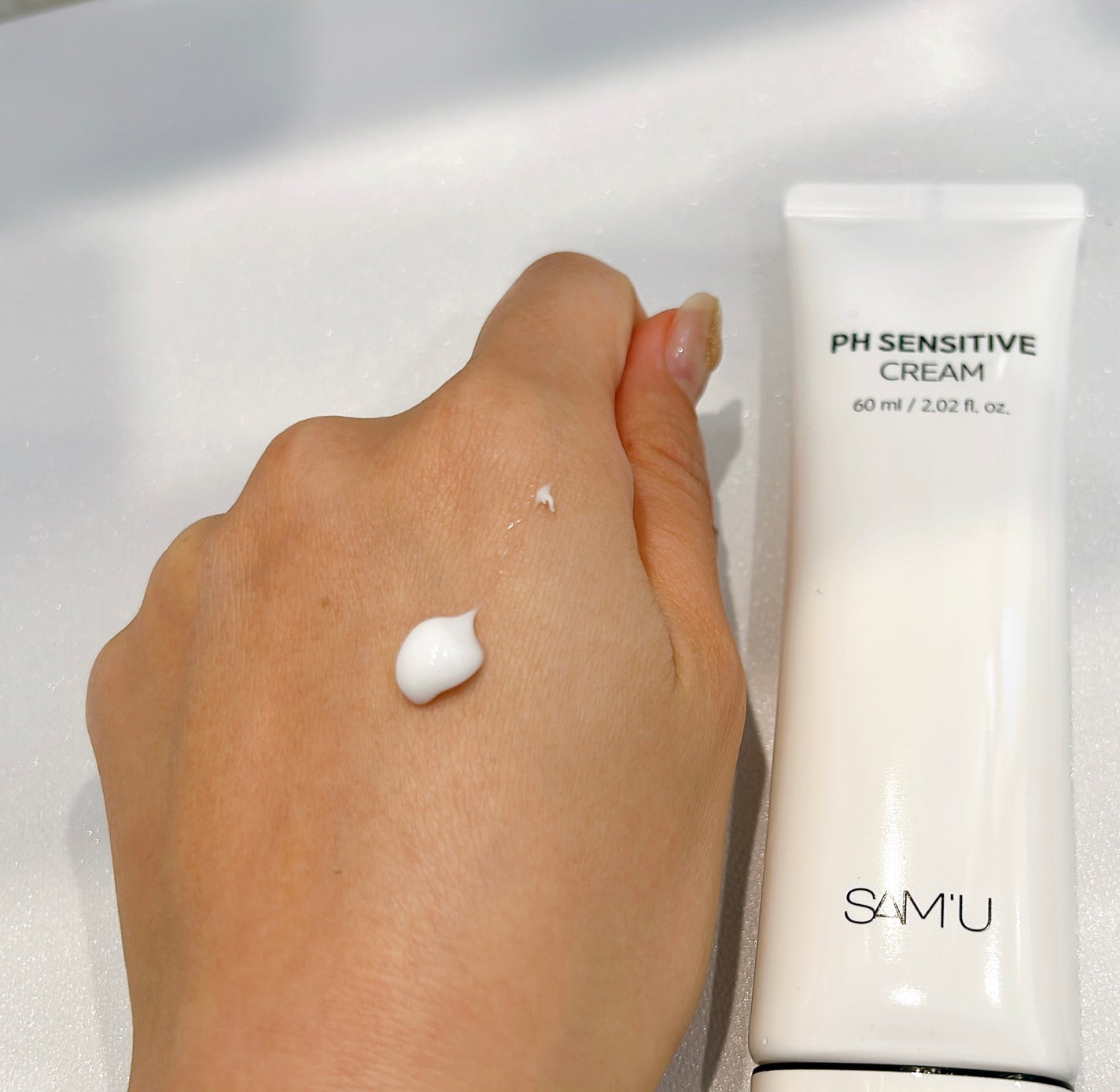 PHセンシティブクリームチューブ 60ml/SAM'U/フェイスクリームを使ったクチコミ(3枚目)