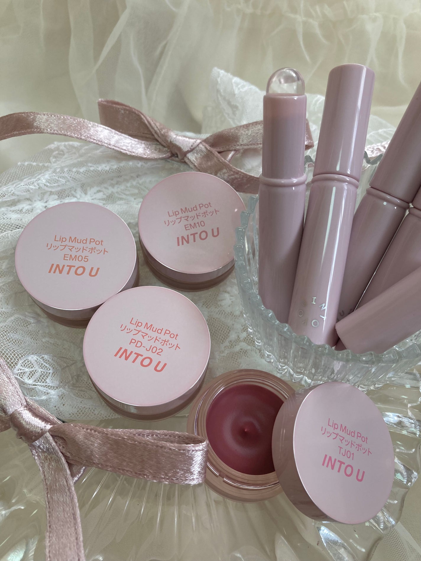 リップマッドポット/INTO U/口紅を使ったクチコミ(6枚目)