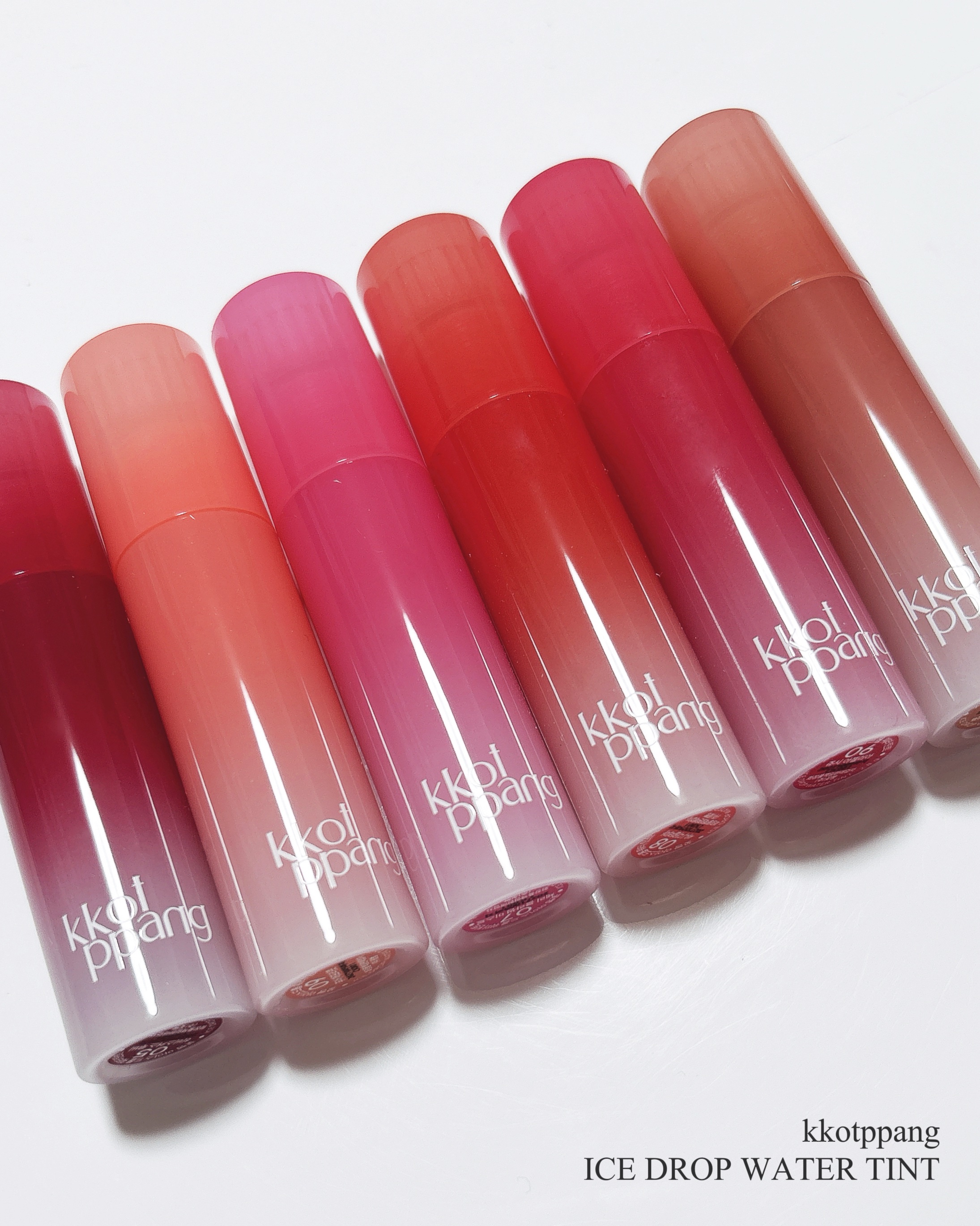 アイスドロップウォーターティント 08 サニーダリア/kkotppang/リップティントを使ったクチコミ（2枚目）