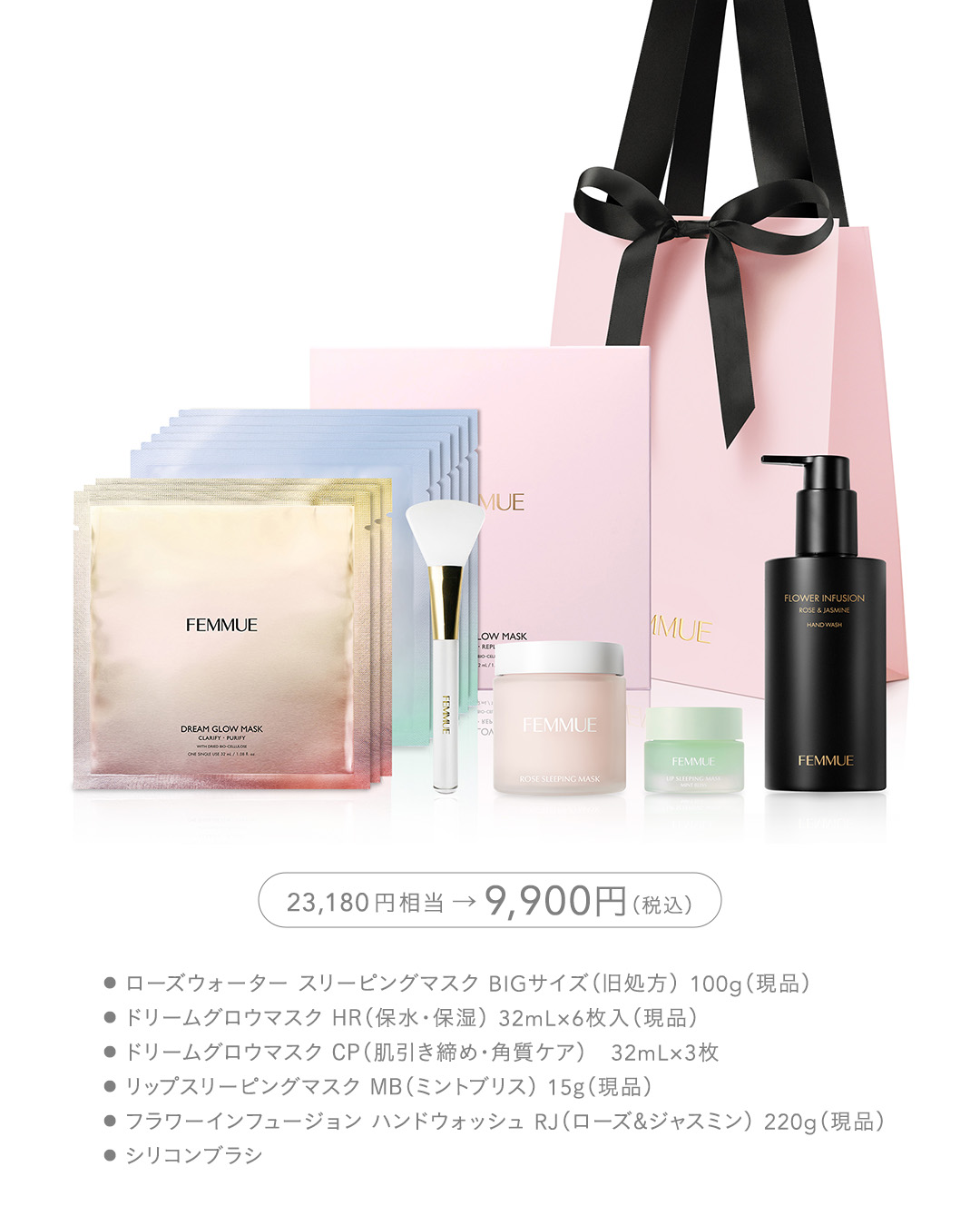 2026 ハッピーバッグ 23,180円相当/FEMMUE/スキンケアキットを使ったクチコミ（3枚目）