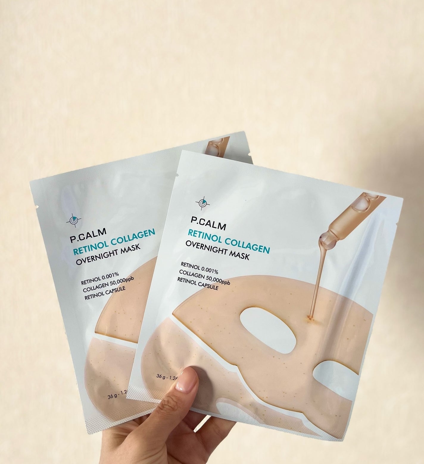 レチノール コラーゲン オーバーナイト マスク/P.CALM/シートマスク・パックを使ったクチコミ(1枚目)
