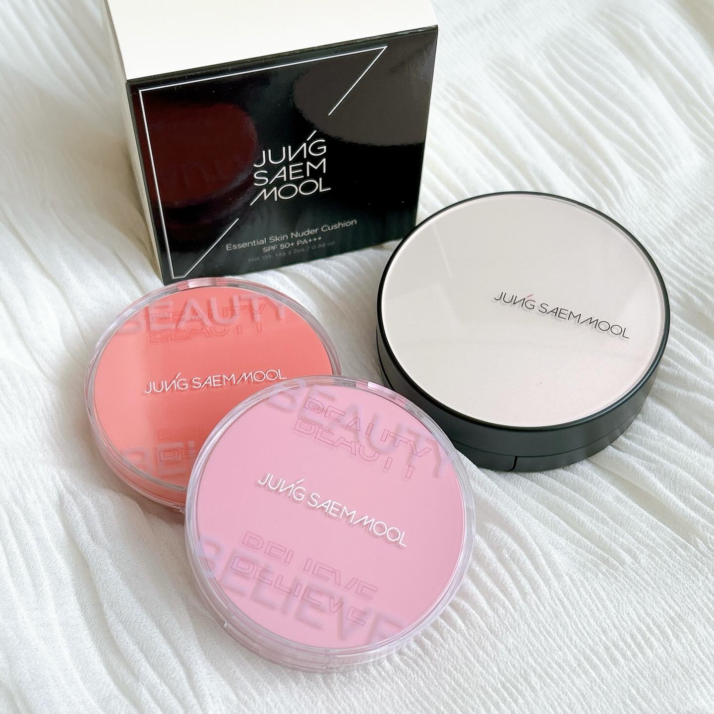 エッセンシャル スキン ヌーダー クッション/JUNG SAEM MOOL/クッションファンデーションを使ったクチコミ（1枚目）