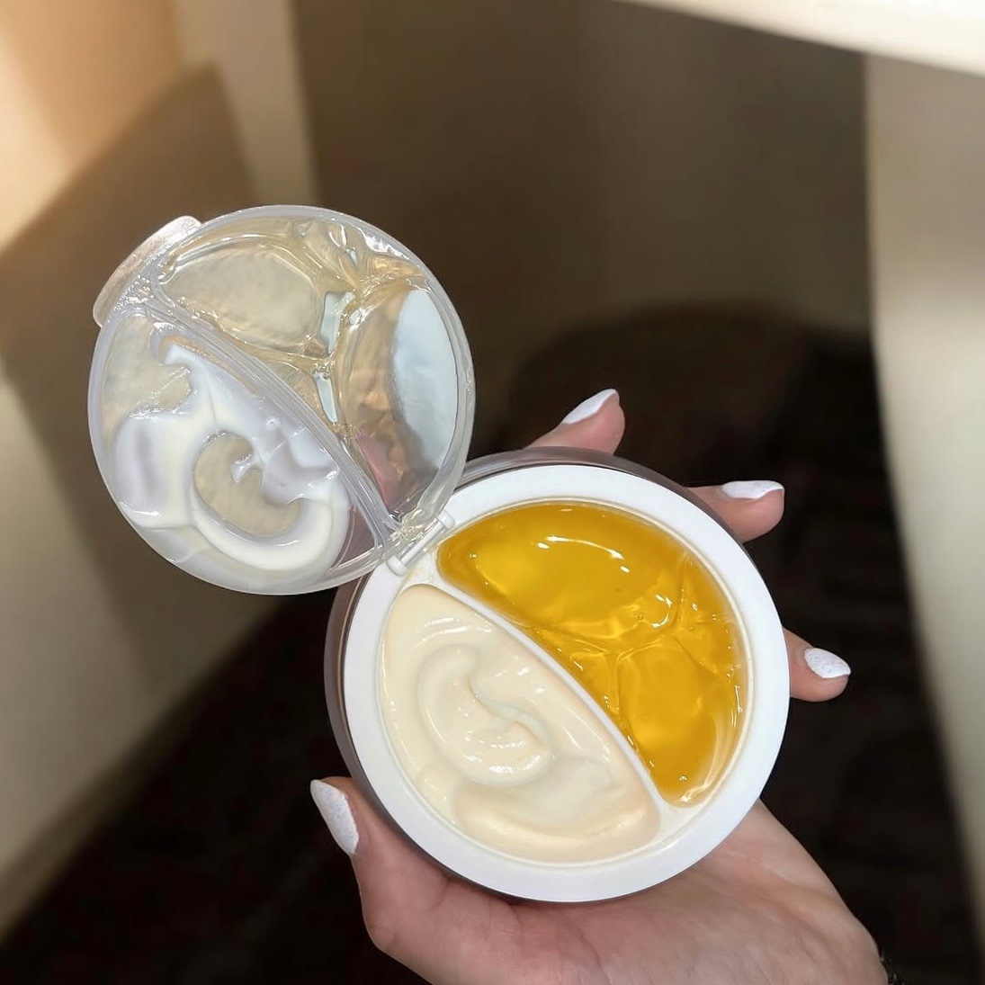 ホワイトトリュフダブルセラムアンドクリーム/ダルバ/フェイスクリームを使ったクチコミ（1枚目）