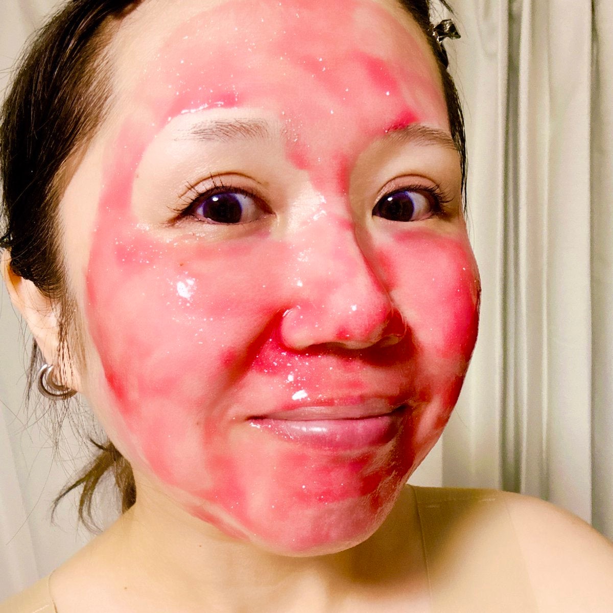 TXアスタキサンチントリプルブライトニングオーバーナイトラッピングマスク/Dr.Melaxin/シートマスク・パックを使ったクチコミ（3枚目）