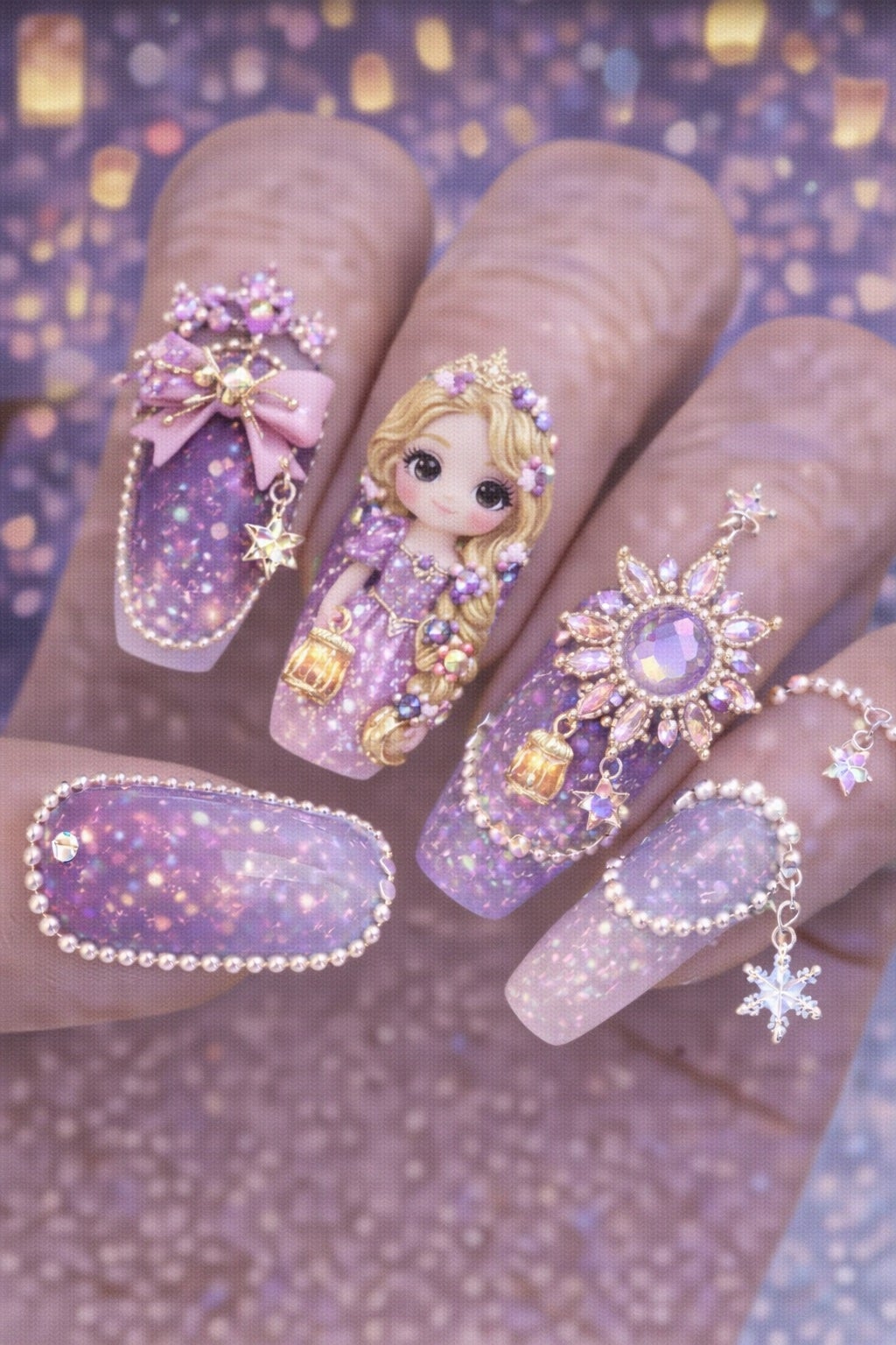 アイシングジェルネイル/セリア/ジェルネイルを使ったクチコミ(1枚目)