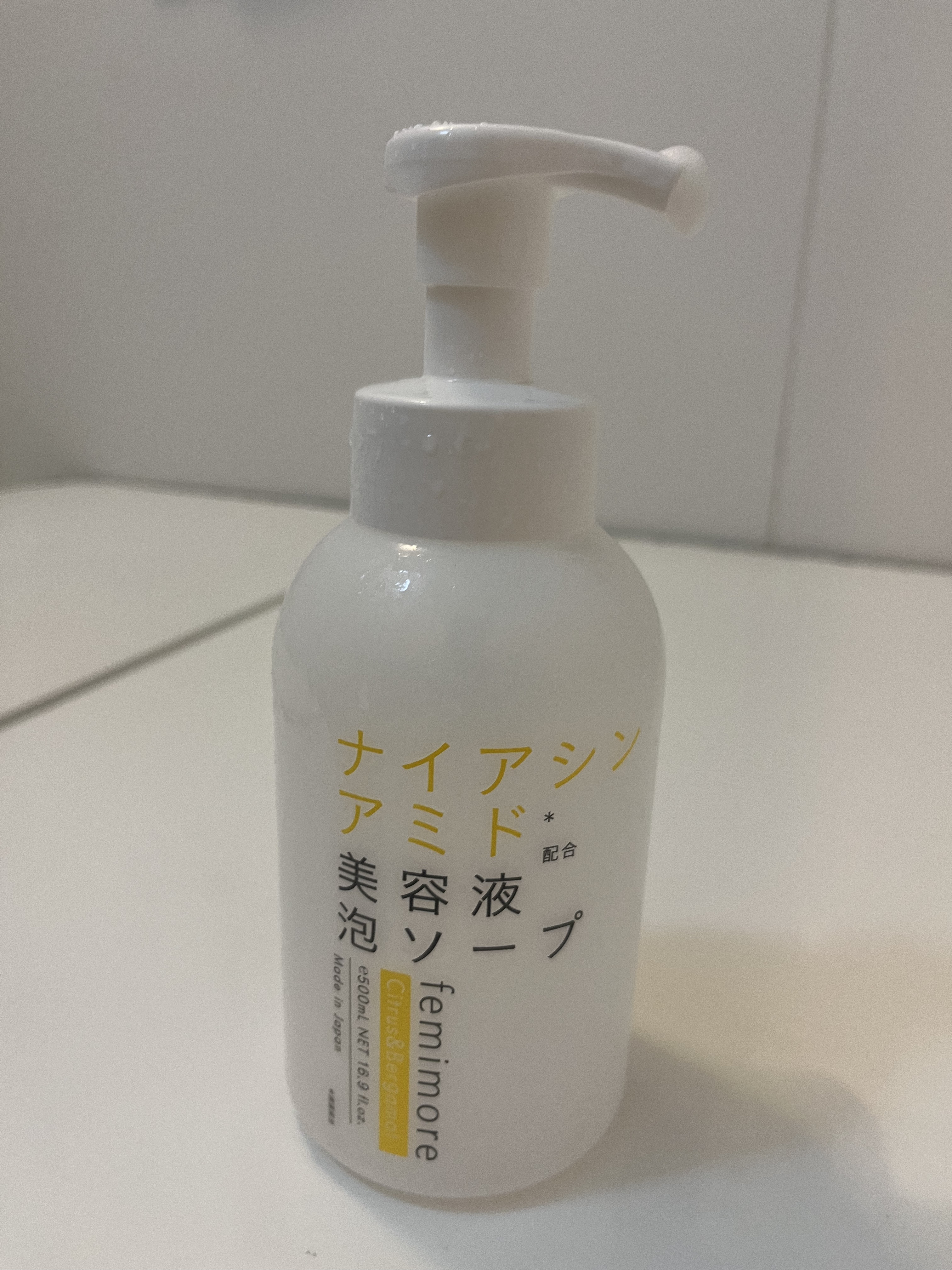 フェミモア 美容液泡ソープN シトラス＆ベルガモットの香り/フェミモア/デリケートゾーンケアを使ったクチコミ（1枚目）