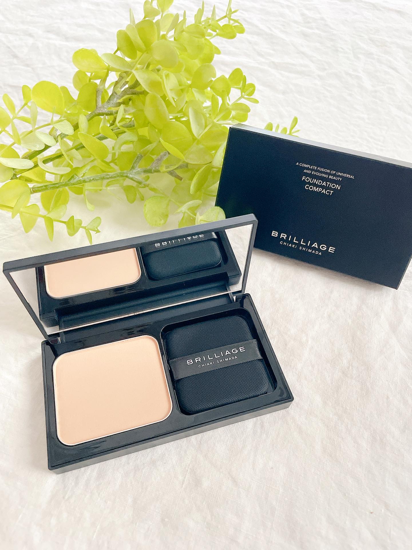 パウダリーファンデーション レジェンダリー グロウ/ブリリアージュ/パウダーファンデーションを使ったクチコミ（1枚目）