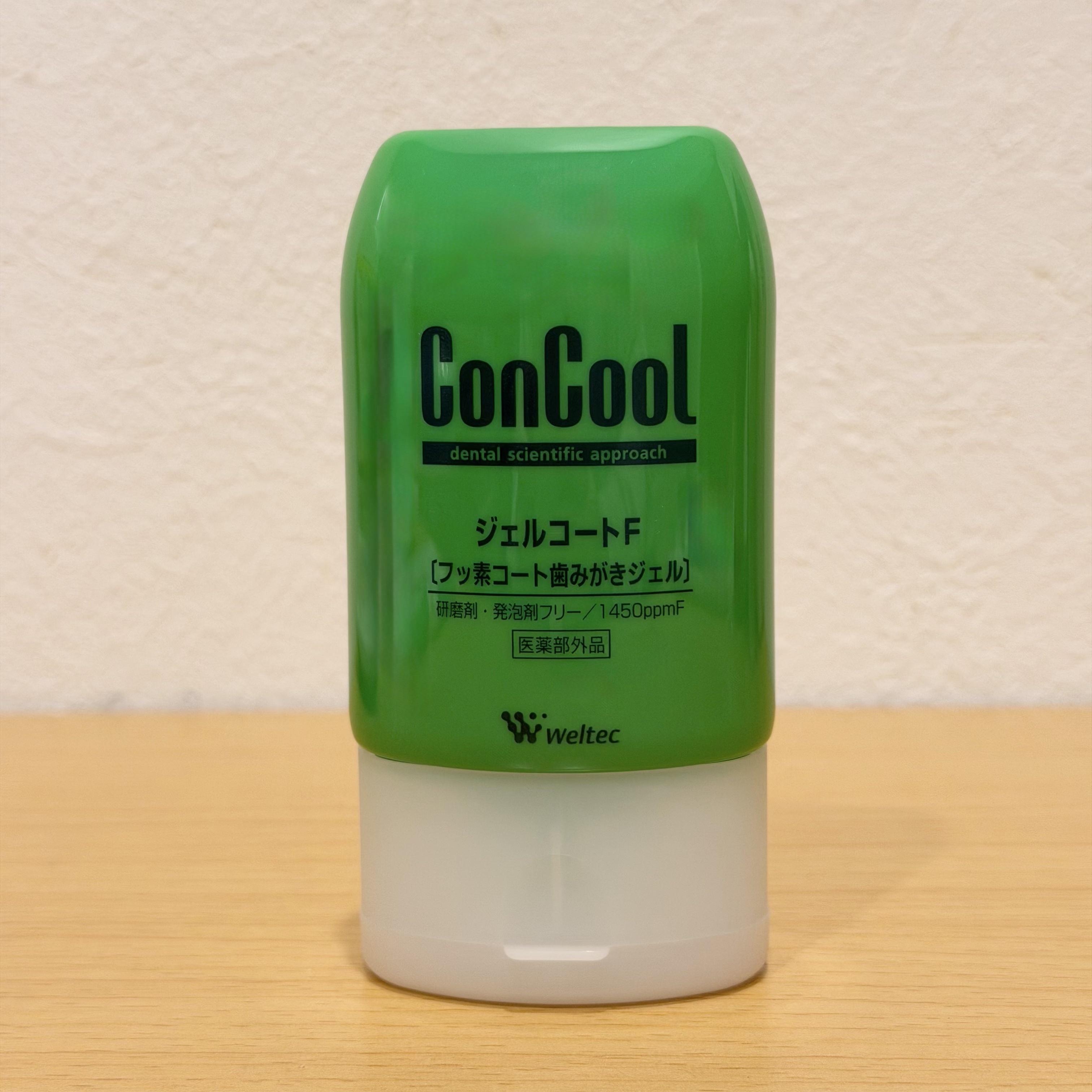 ┈┈┈┈┈┈┈┈┈┈
⁡
Weltec 

ConCool ジェルコート F
⁡
┈┈┈┈┈┈┈┈┈┈
⁡
フッ素コート歯みがきジェル ジェルコートF を使ってみました🦷✨
⁡
フッ素（1450ppmF）や殺菌成分が配合されていて、毎日の