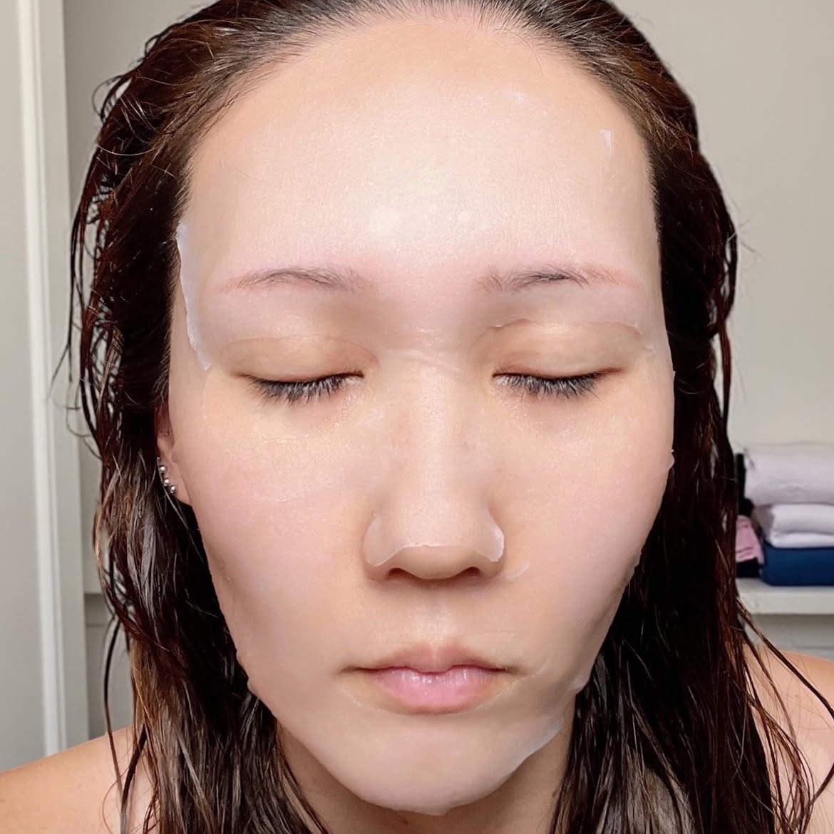 ブルバンヒアルロニック アシッド モイスチャー マスク/Bluban/シートマスク・パックを使ったクチコミ（3枚目）