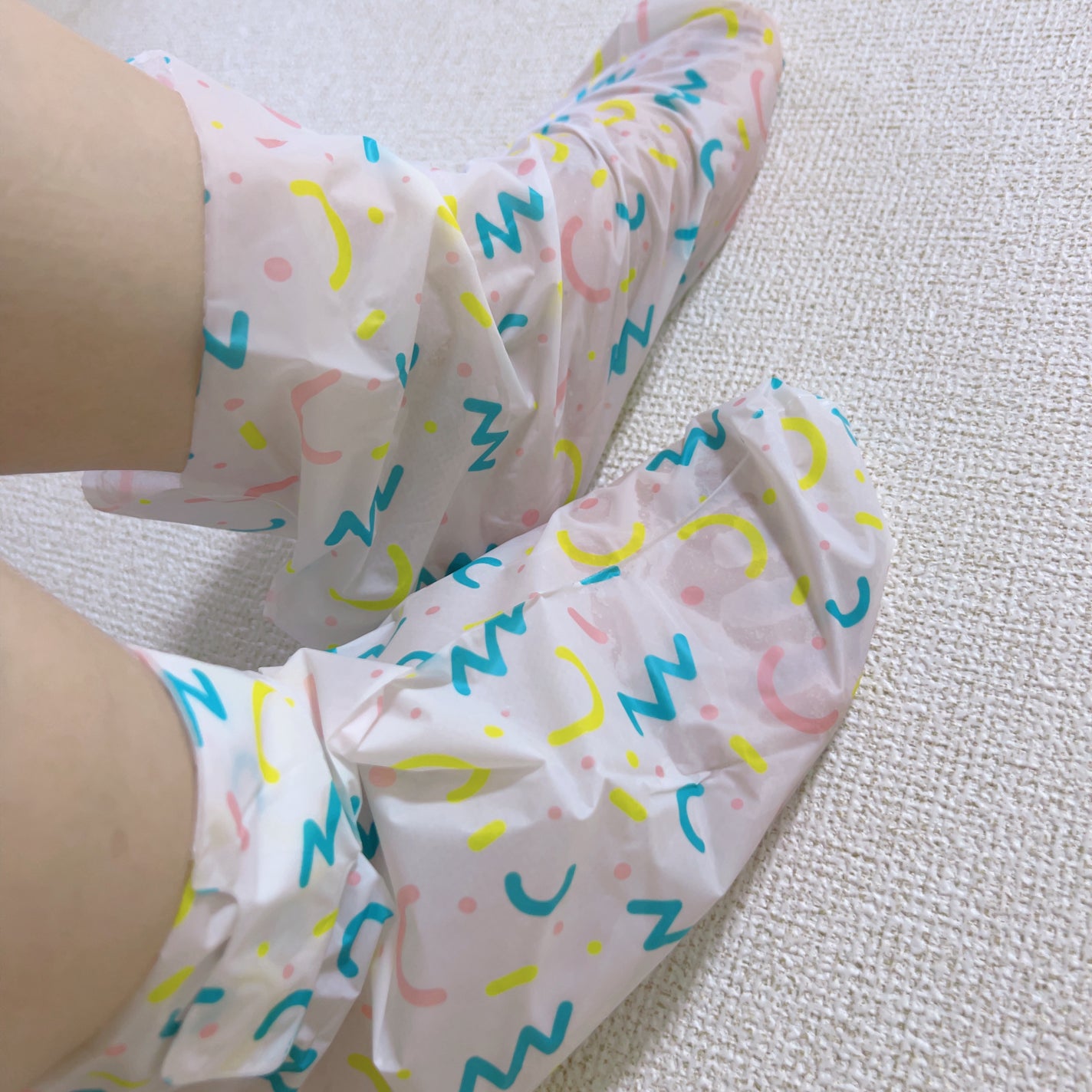 シルキーココナッツオイルフットマスク /MADFORCOS/レッグ・フットケアを使ったクチコミ(1枚目)