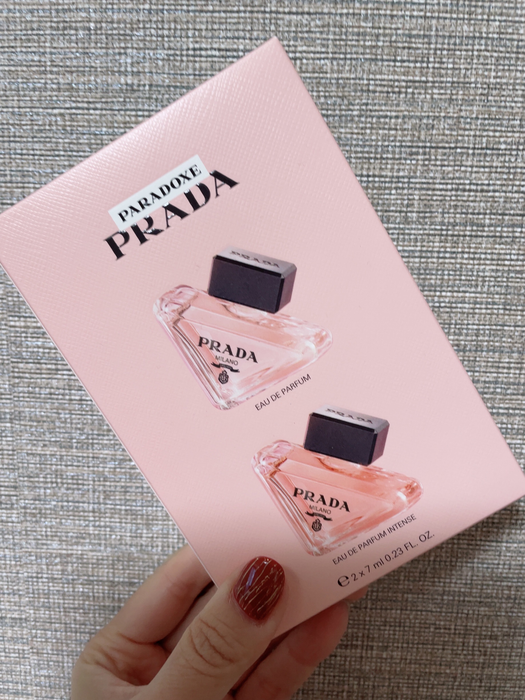 PRADA BEAUTY プラダ パラドックス オーデパルファム 7mL＋プラダ パラドックス アンタンス オーデパルファム 7mL セット のクチコミ「PRADA BEAUTY 香水💖#わたしに贈る癒し美容 ..」（1枚目）