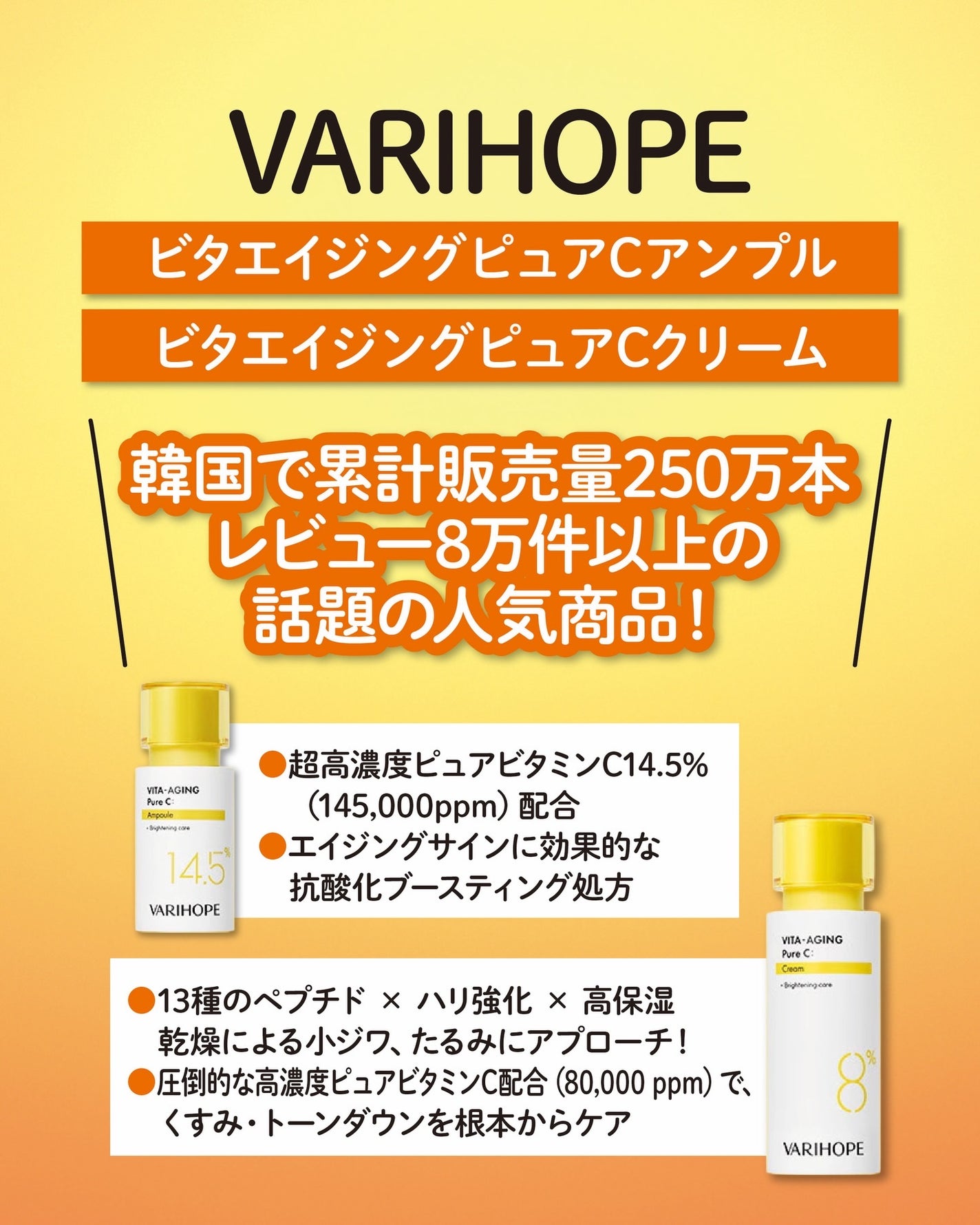 第2世代 ビタエイジングピュアC 美容液 /VARI:HOPE/美容液を使ったクチコミ(2枚目)