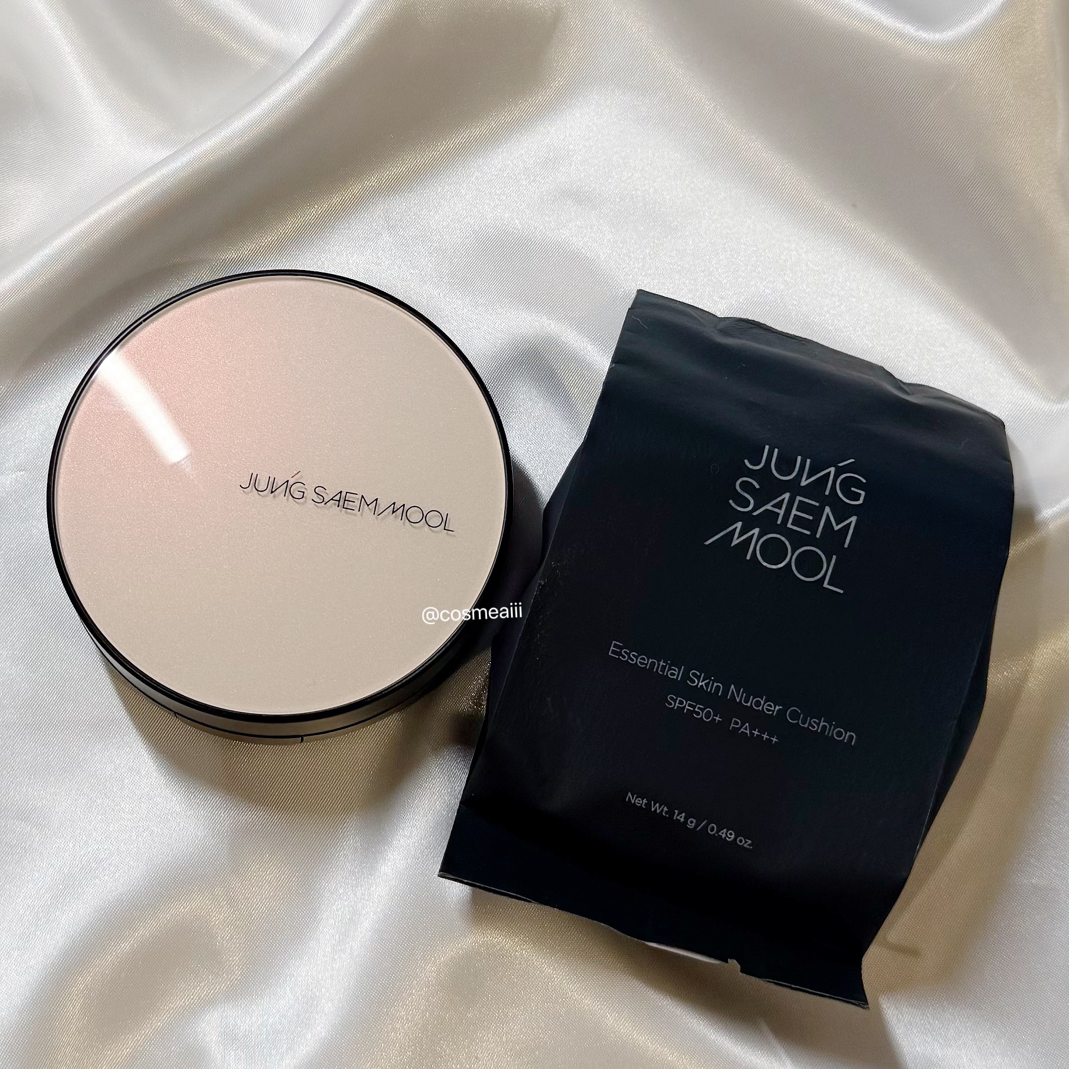 エッセンシャル スキン ヌーダー クッション/JUNG SAEM MOOL/クッションファンデーションを使ったクチコミ（3枚目）
