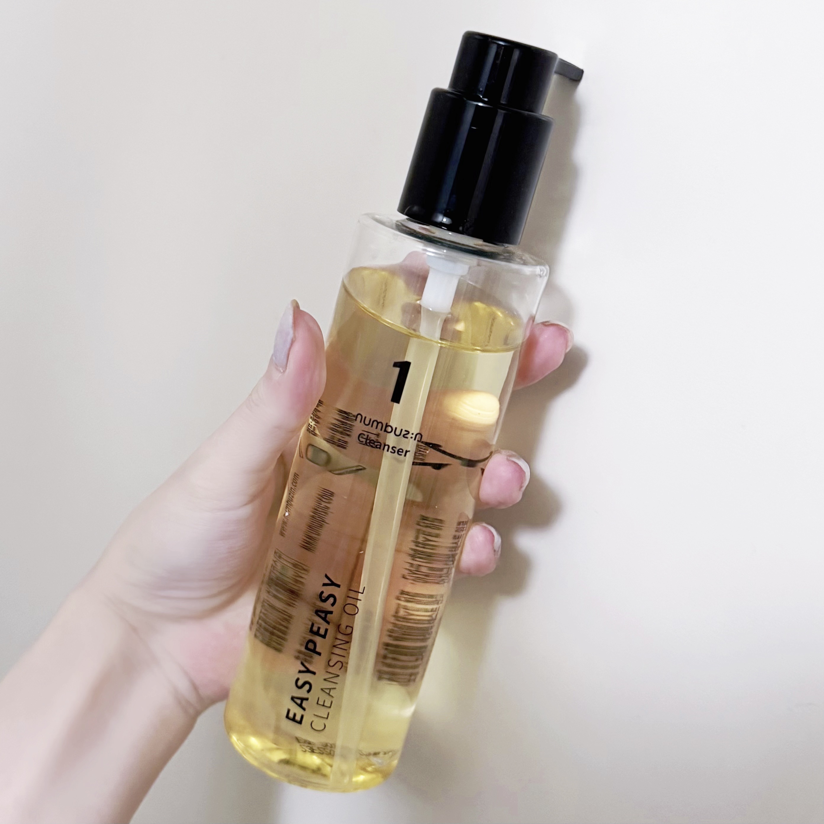 1番 さっぱりすっきりクレンジングオイル/numbuzin/オイルクレンジングを使ったクチコミ（2枚目）
