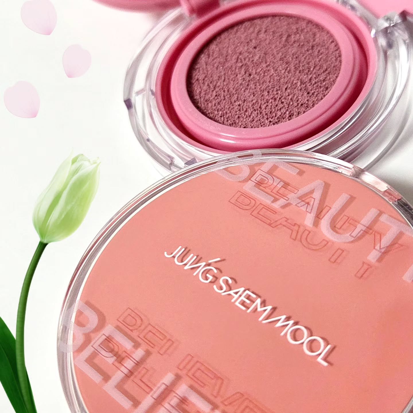 アーティストクッションブラッシュ/JUNG SAEM MOOL/リキッドチークを使ったクチコミ（1枚目）