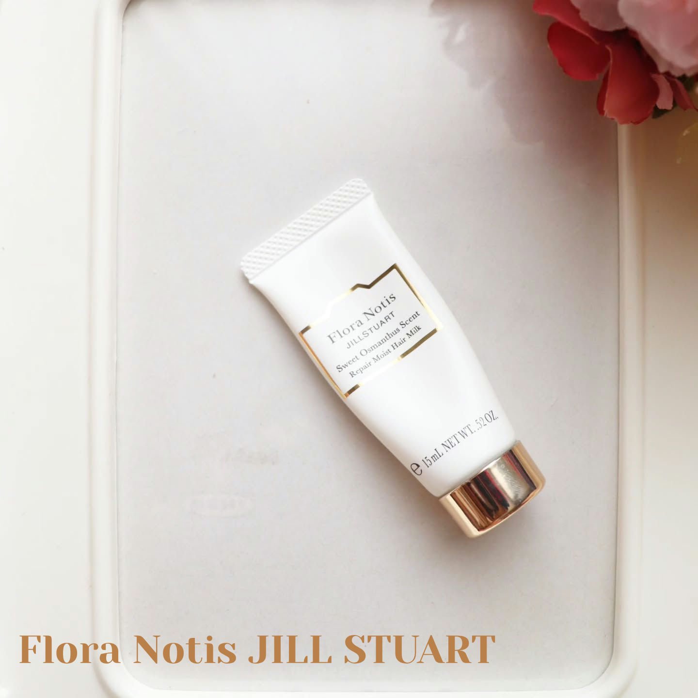 Flora Notis JILL STUART スウィートオスマンサス リペアモイスト ヘアミルク のクチコミ「フローラノーティス ジルスチュアート.
スウィートオスマンサスリペアモイストヘアミルク.
.
.....」（1枚目）