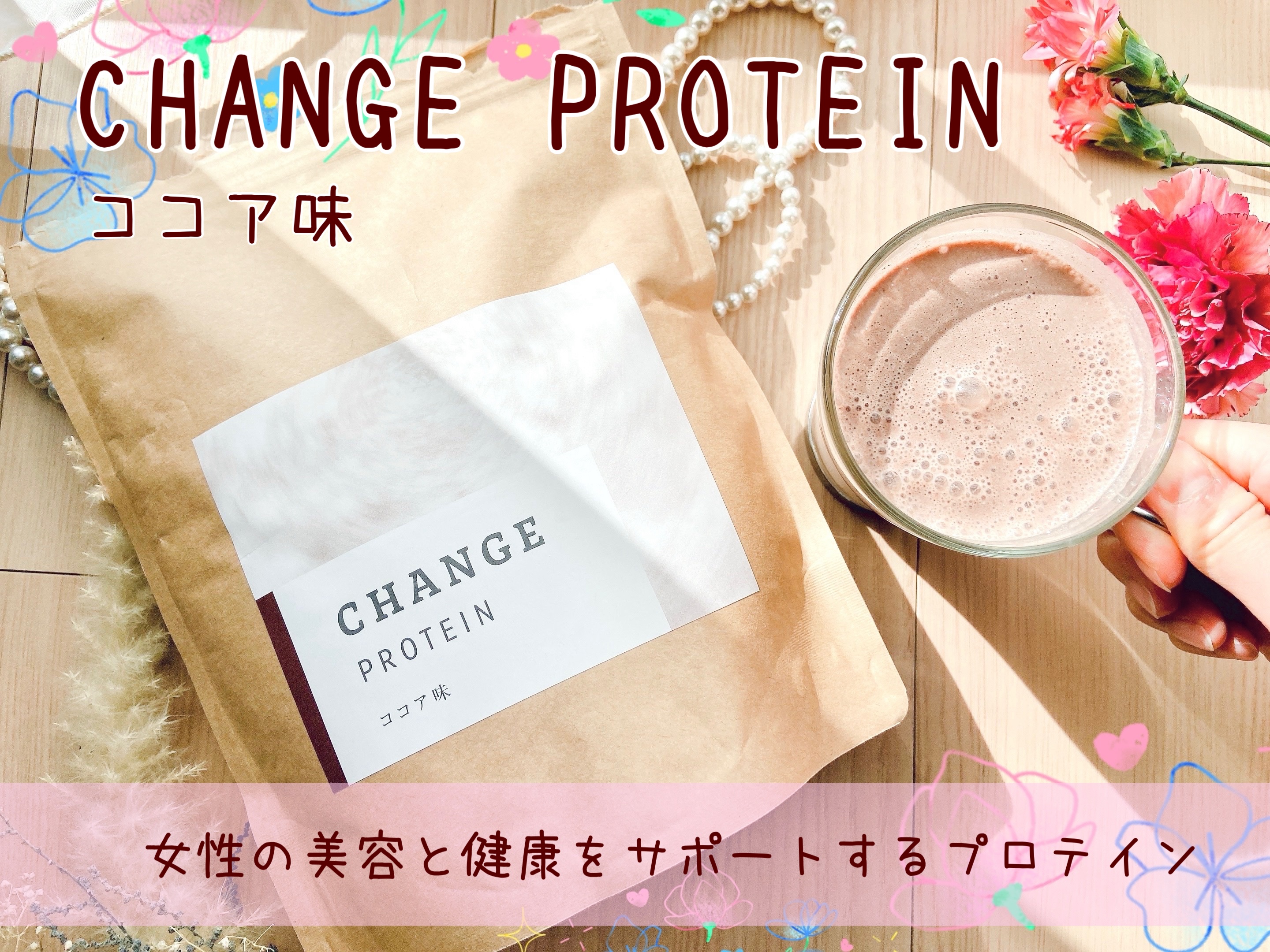 チェンジプロテイン/CHANGE/ソイプロテインを使ったクチコミ（1枚目）