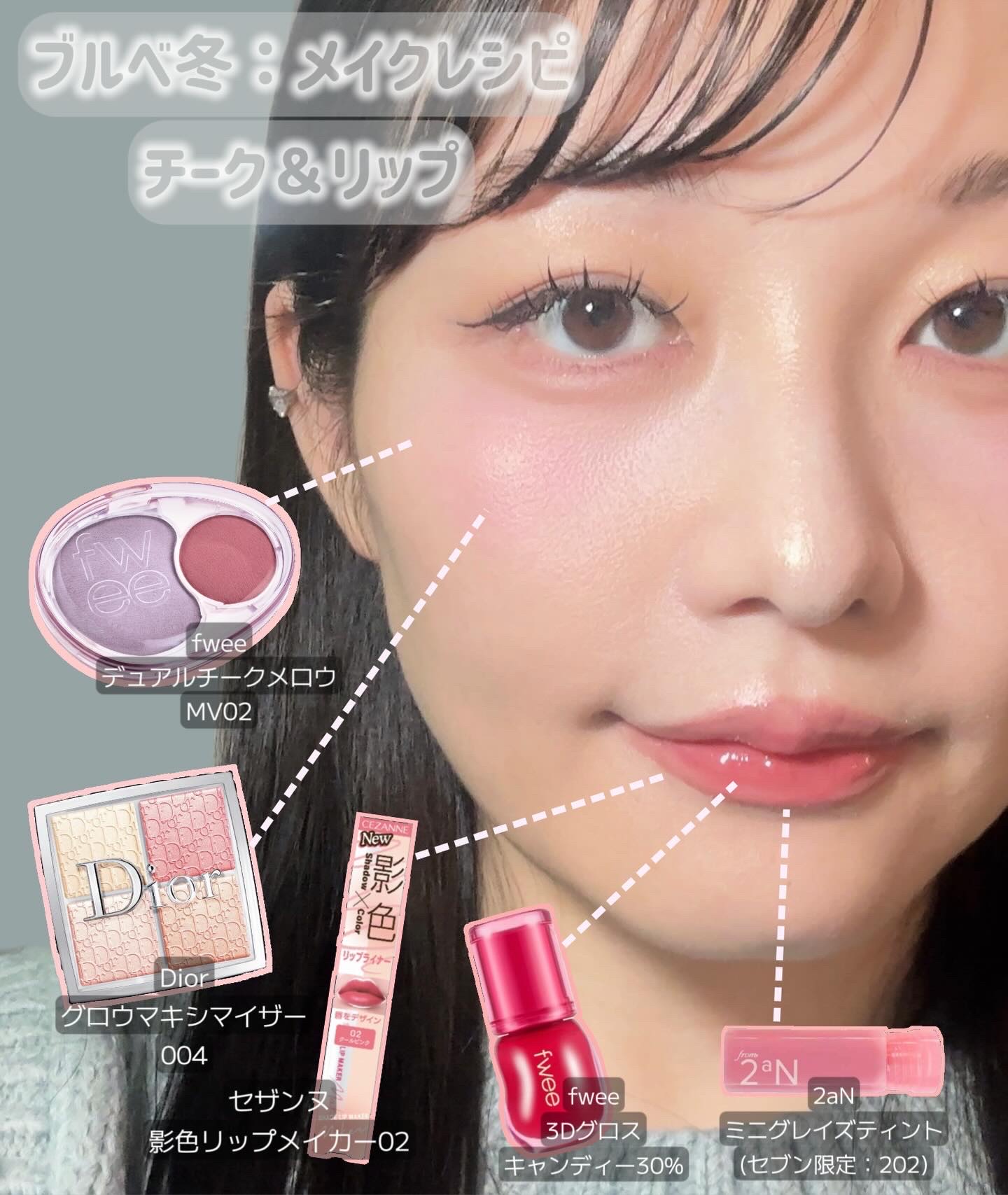 ディオール バックステージ フェイス グロウ パレット/Dior/ハイライトを使ったクチコミ（1枚目）