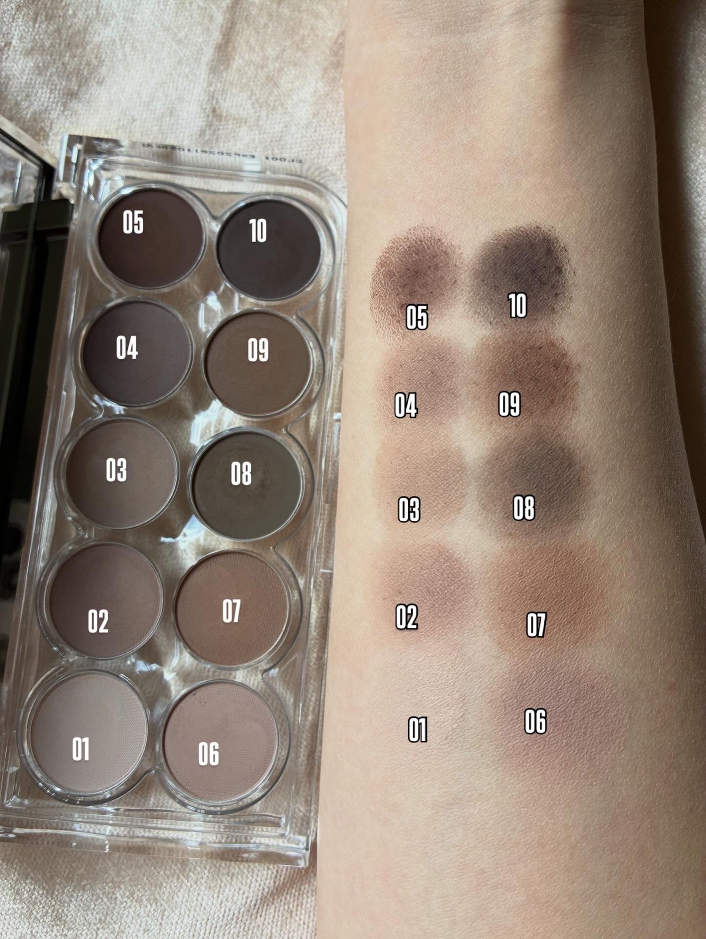 ライトオンアイズシャドウパレット/ルミル/アイシャドウパレットを使ったクチコミ(4枚目)