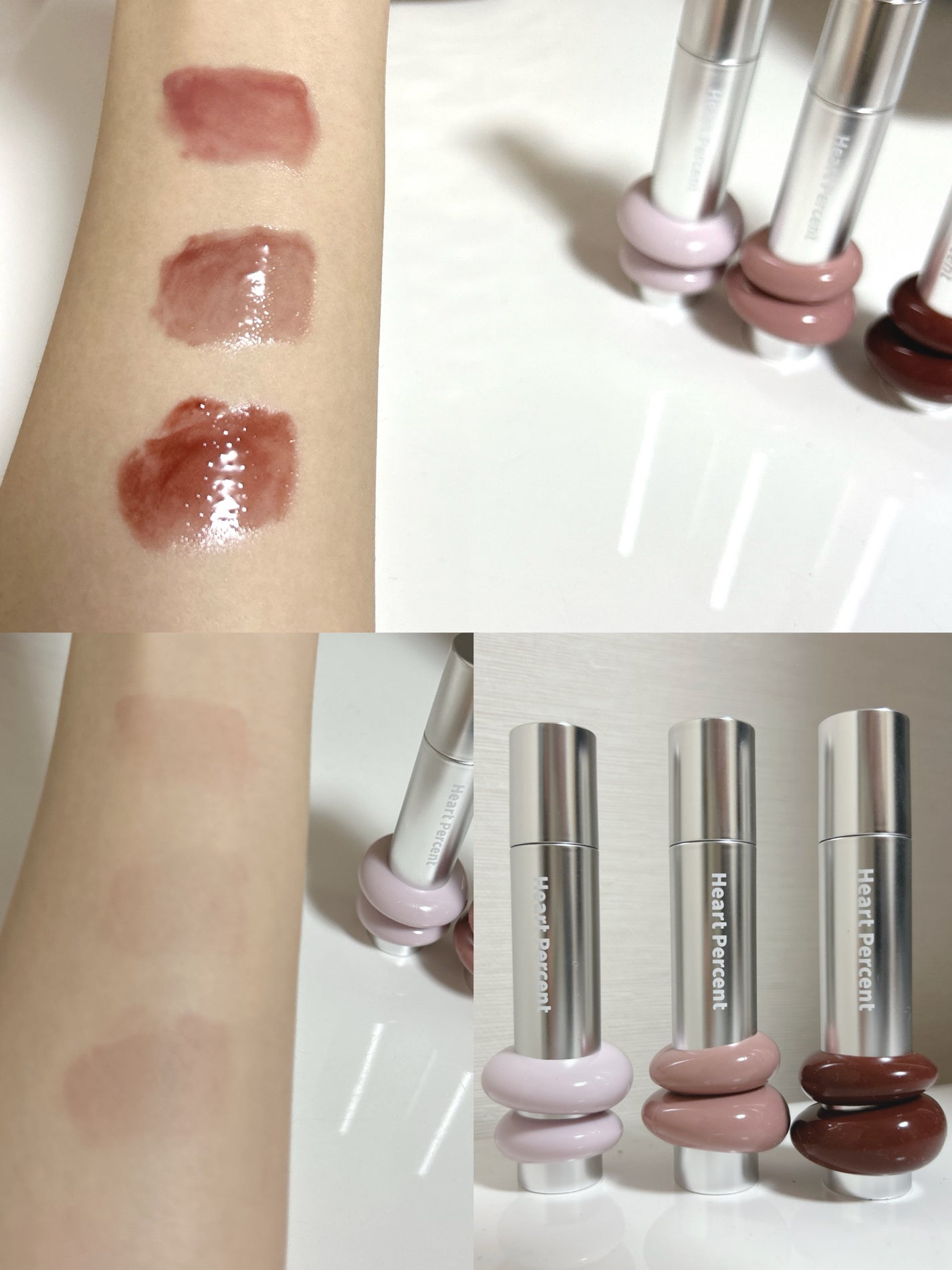 ドットオンムードワンウェイグロイティント/Heart Percent/リップティントを使ったクチコミ(4枚目)