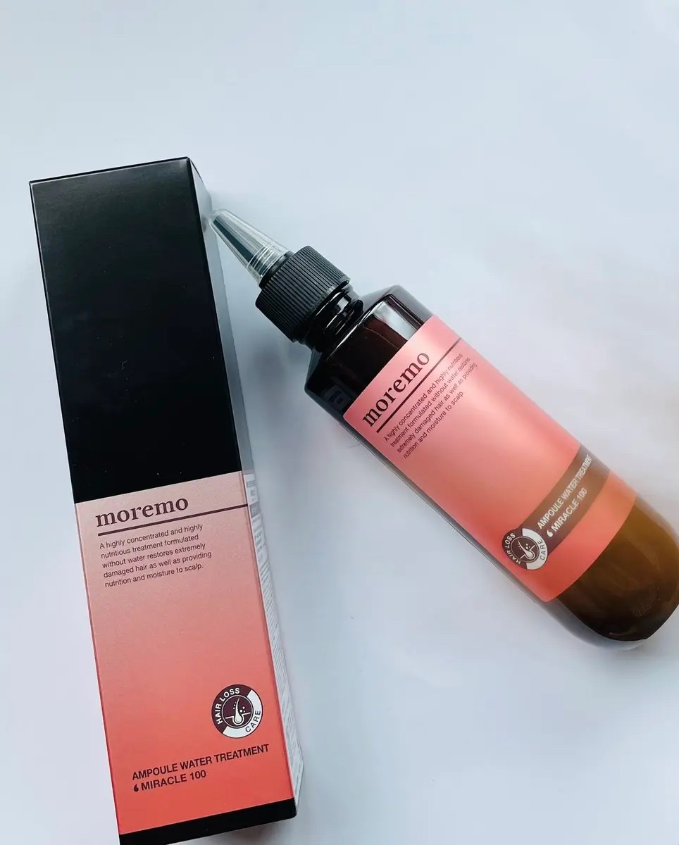アンプルウォータートリートメント ミラクル100/moremo/洗い流すヘアトリートメントを使ったクチコミ（1枚目）
