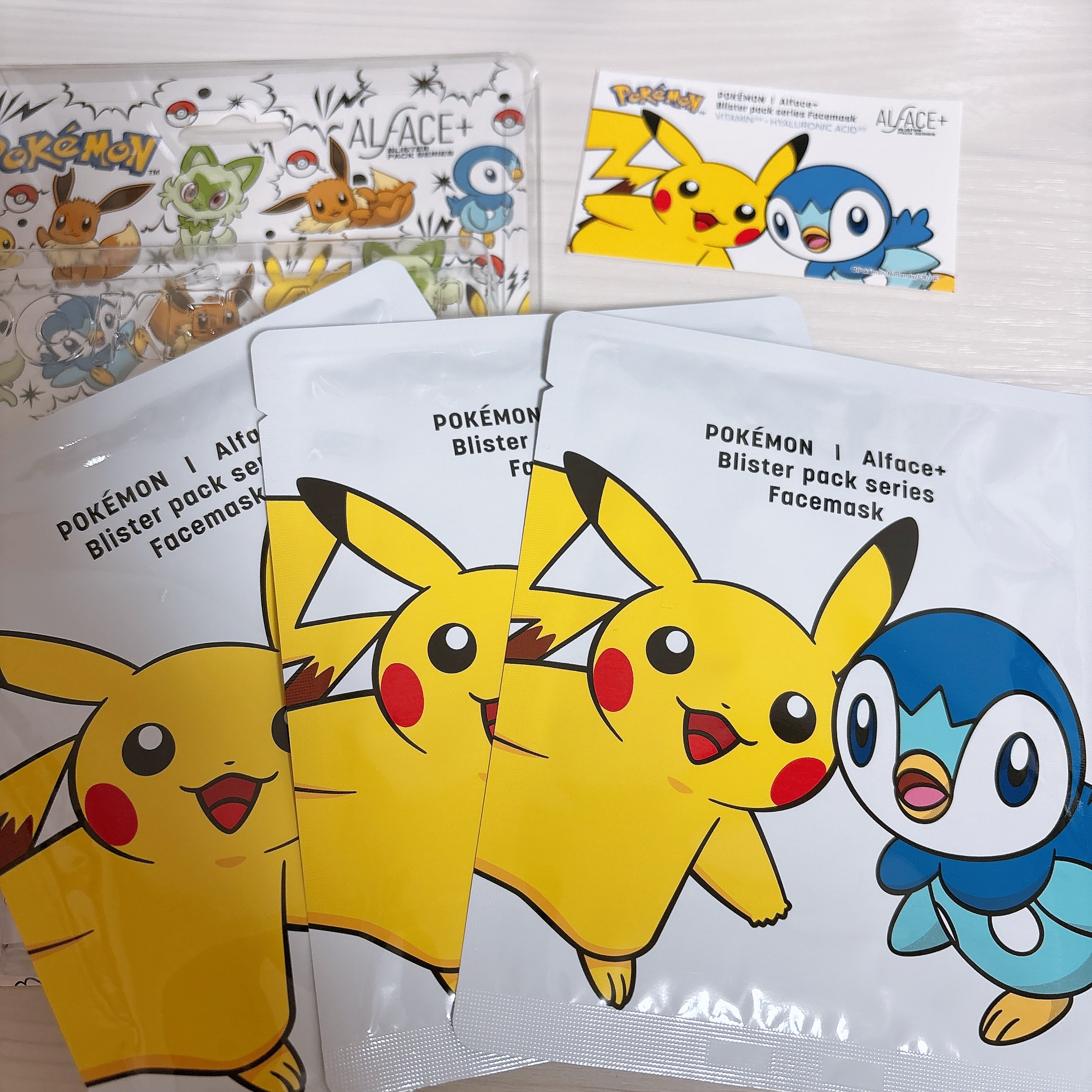 オルフェス BPS ピカチュウ・ポッチャマ デザイン/ALFACE+/シートマスク・パックを使ったクチコミ（1枚目）