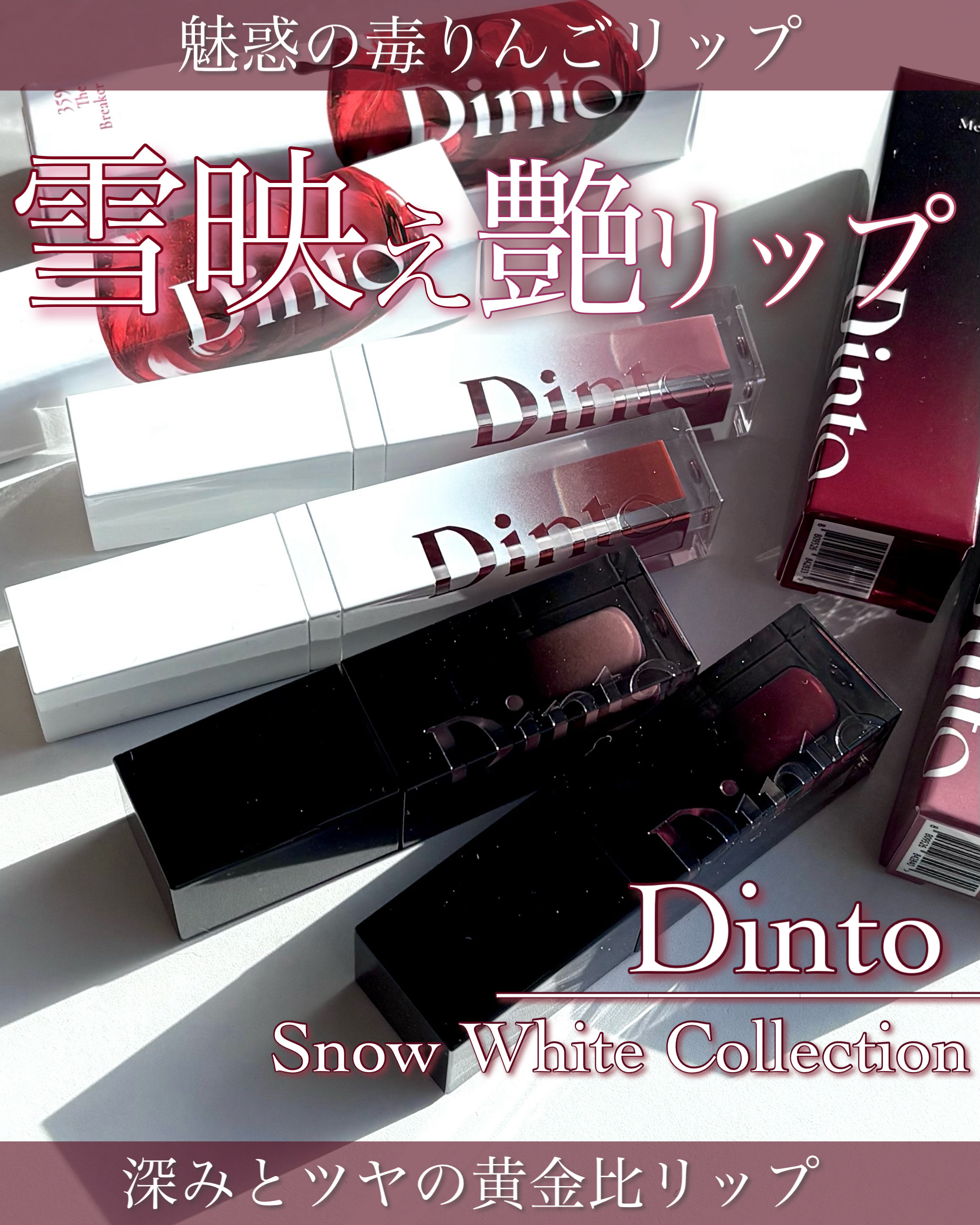 ミラーレスリップオイルグロス/Dinto/リップグロスを使ったクチコミ（1枚目）