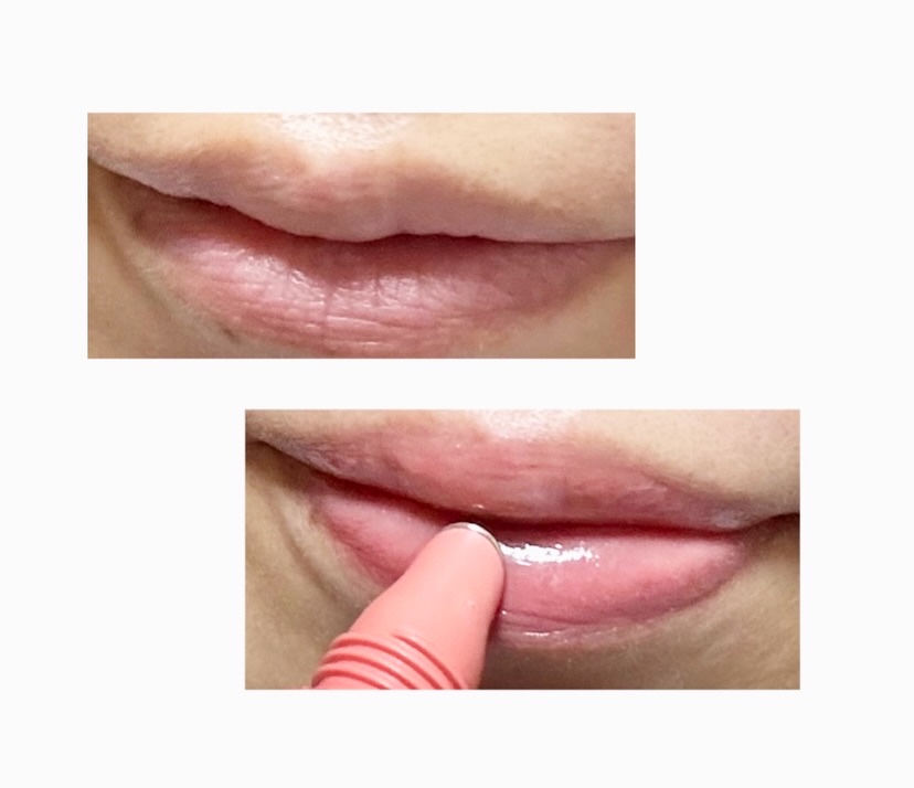 リッププレッションメタルセラムグロス/JUNG SAEM MOOL/リップグロスを使ったクチコミ（3枚目）