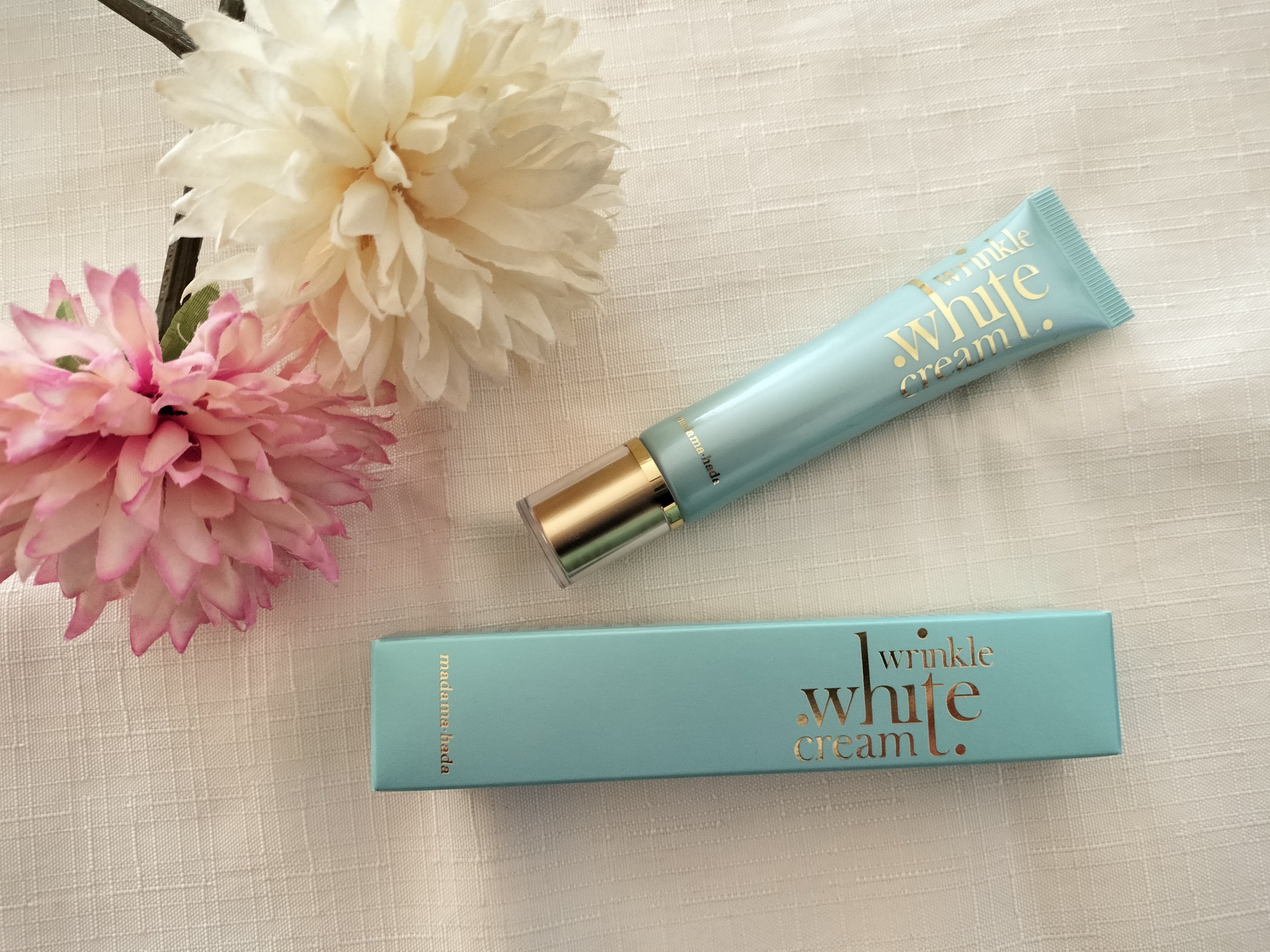 薬用リンクルホワイトクリーム 27g/madama･hada（真珠肌）/フェイスクリームを使ったクチコミ（1枚目）