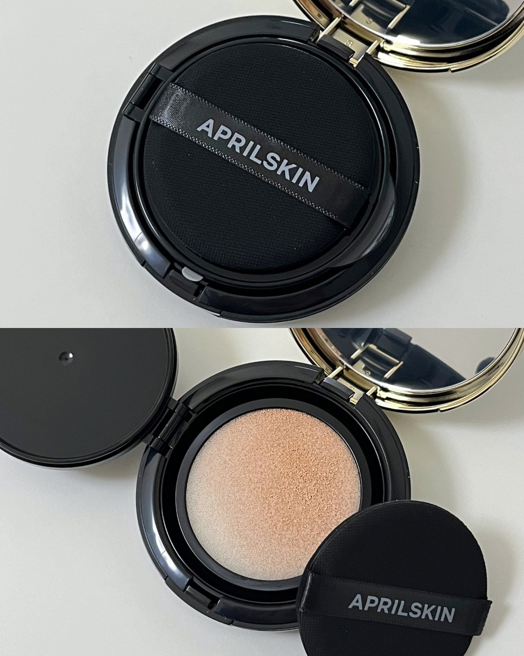 マジックスノークッションブラック 3.0/APRILSKIN/クッションファンデーションを使ったクチコミ（2枚目）