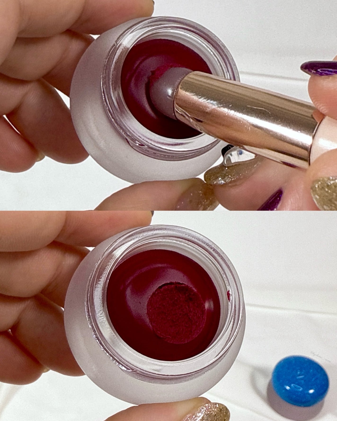 リップアンドチーク ブラーリープリンポット/fwee/口紅を使ったクチコミ(4枚目)