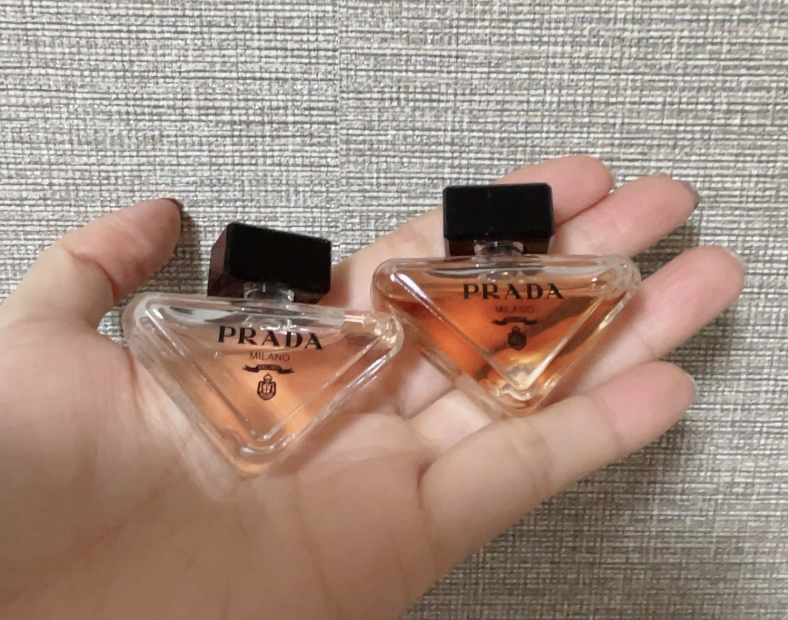 PRADA BEAUTY プラダ パラドックス オーデパルファム 7mL＋プラダ パラドックス アンタンス オーデパルファム 7mL セット のクチコミ「PRADA BEAUTY 香水💖#わたしに贈る癒し美容 ..」（2枚目）