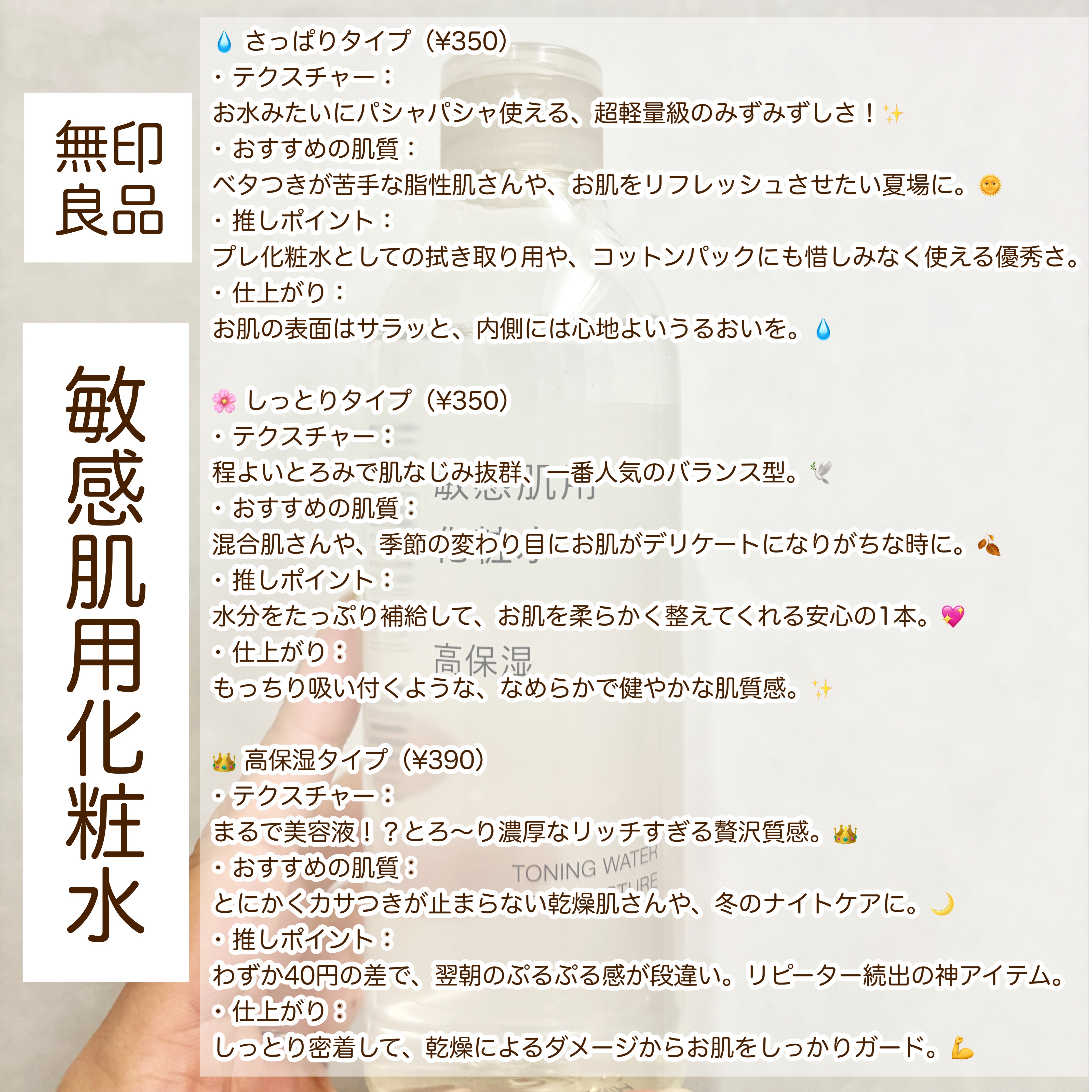 敏感肌用化粧水　さっぱり/無印良品/化粧水を使ったクチコミ（2枚目）