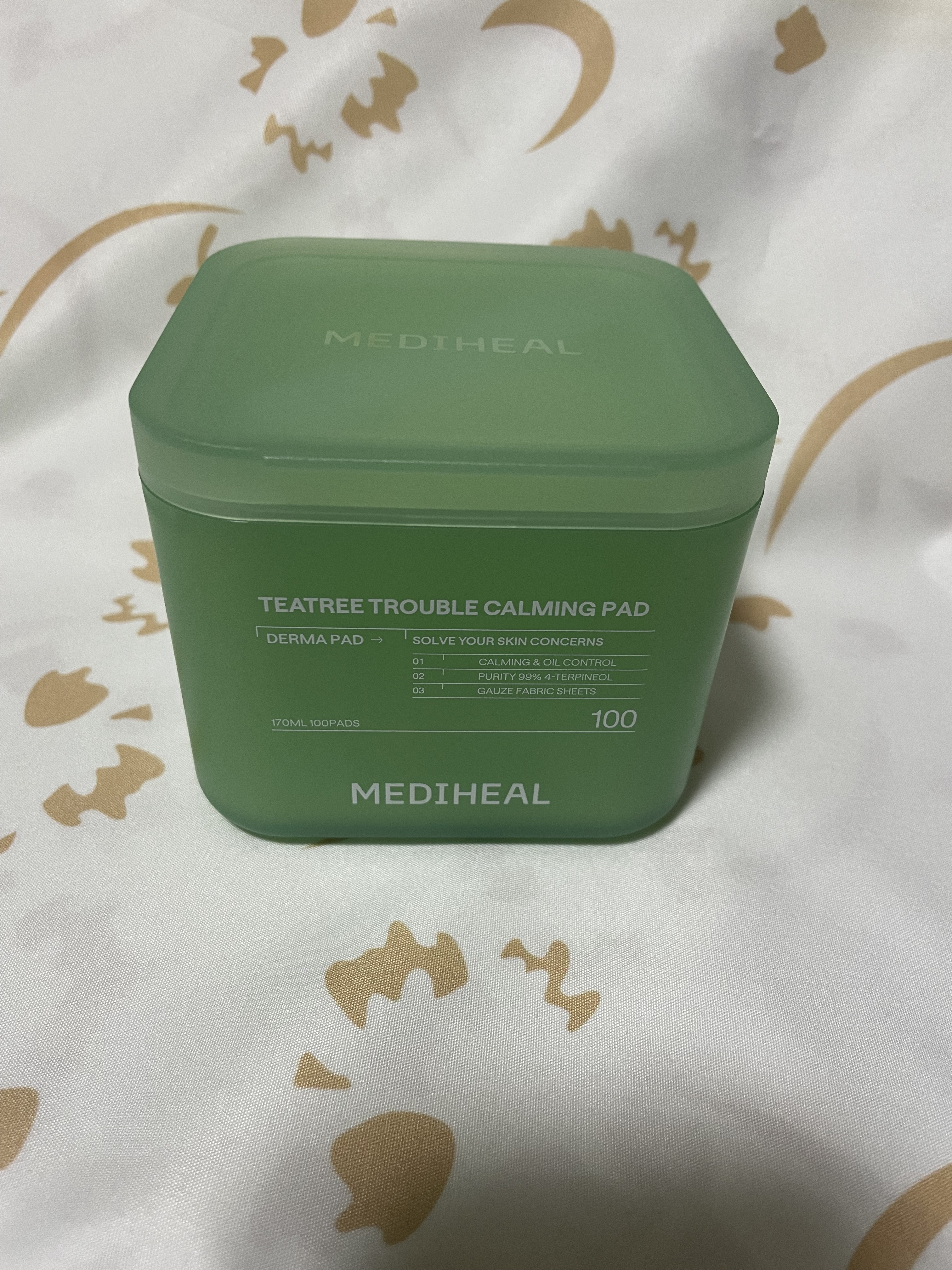 ティーツリー トラブルパッド/MEDIHEAL/トナーパッドを使ったクチコミ（1枚目）