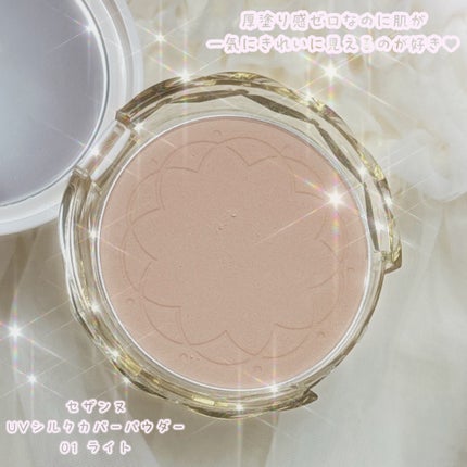 UVシルクカバーパウダー/CEZANNE/プレストパウダーを使ったクチコミ(2枚目)