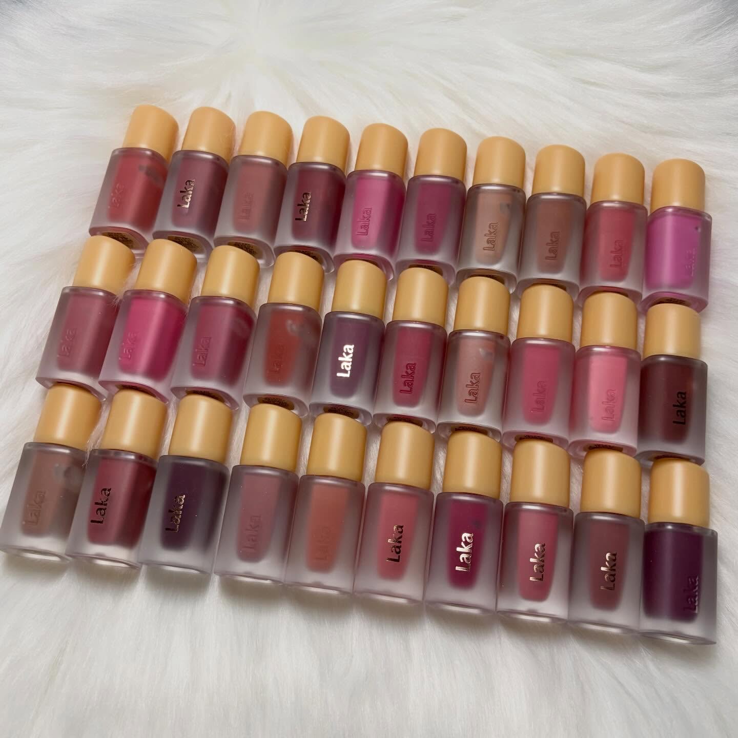 フルーティーグラムティント 112 ピンポン（ミニ）/Laka/リップティントを使ったクチコミ（1枚目）