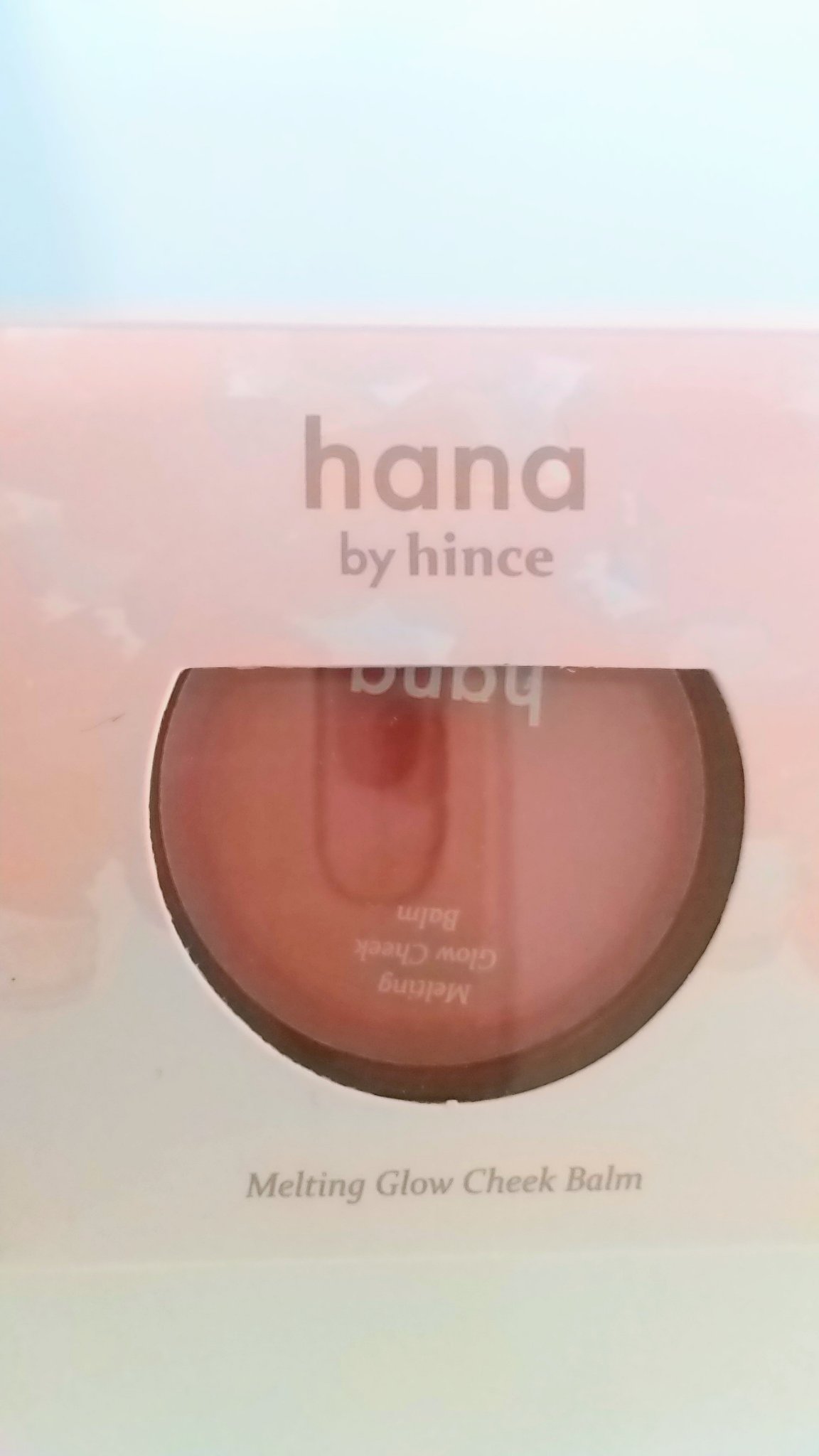 メルティンググロウチークバーム/hana by hince/ジェル・クリームチークを使ったクチコミ（1枚目）