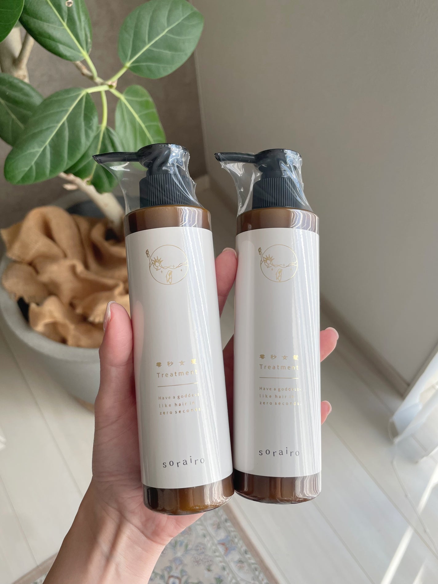 零秒女神/sorairo/洗い流すヘアトリートメントを使ったクチコミ(1枚目)