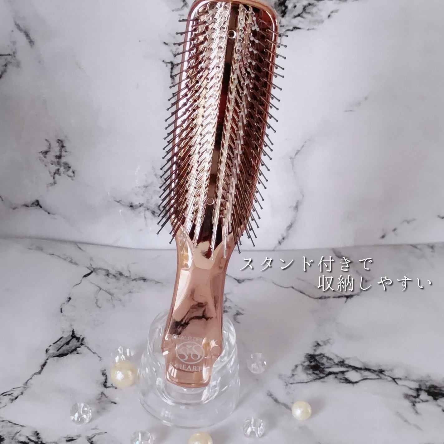 スカルプブラシ ワールドモデル ロング/エス・ハート・エス/ヘアブラシを使ったクチコミ(2枚目)