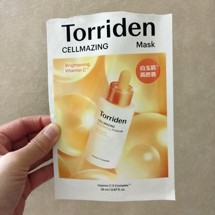 セルメイジング ビタC ブライトニングマスク/Torriden/シートマスク・パックを使ったクチコミ(1枚目)