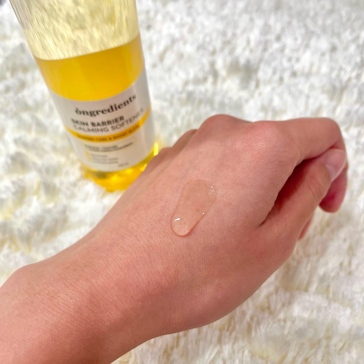 オングリディエンツ スキンバリアカーミングソフナー/Ongredients/化粧水を使ったクチコミ（3枚目）