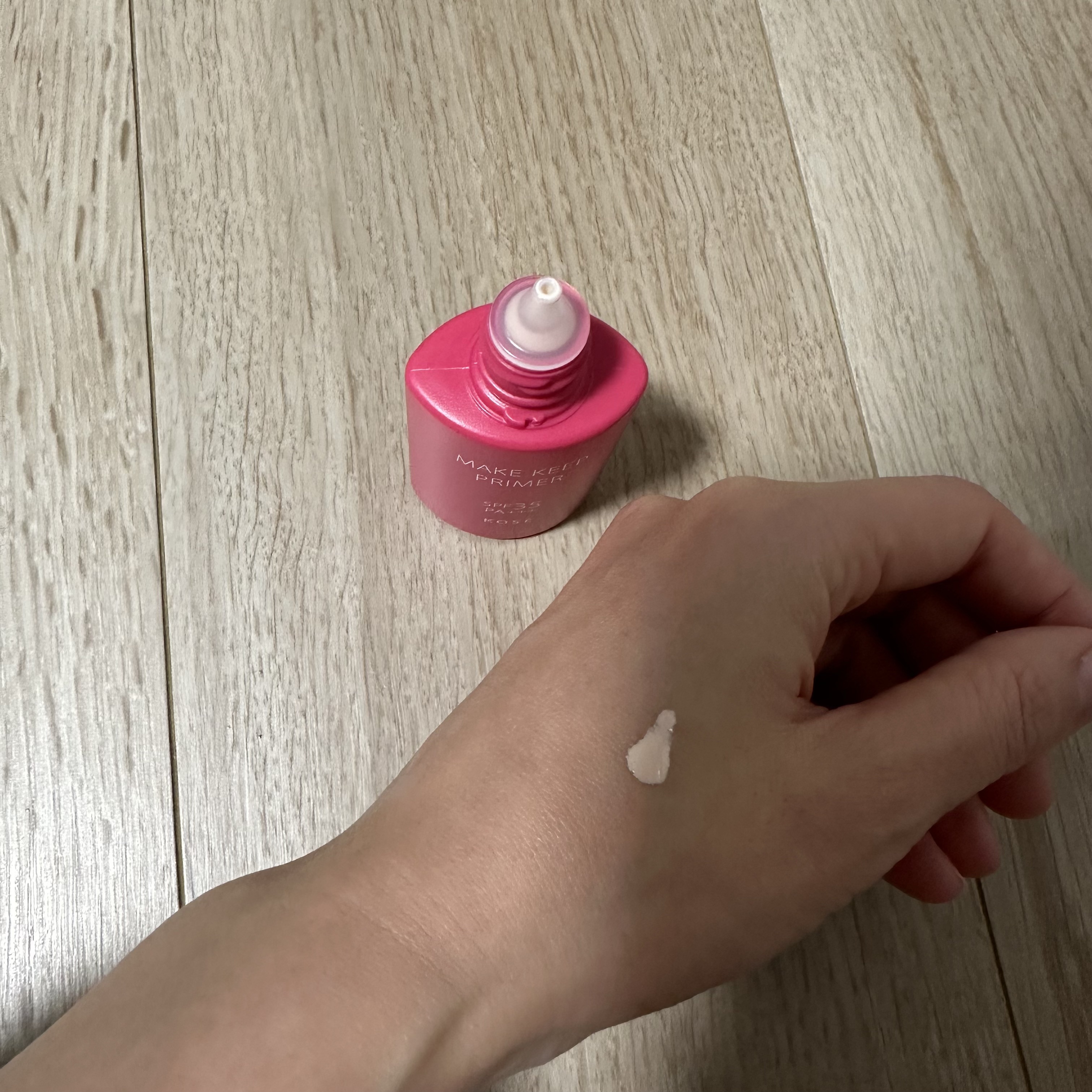 メイク キープ プライマー UV/コーセーコスメニエンス/化粧下地を使ったクチコミ（3枚目）